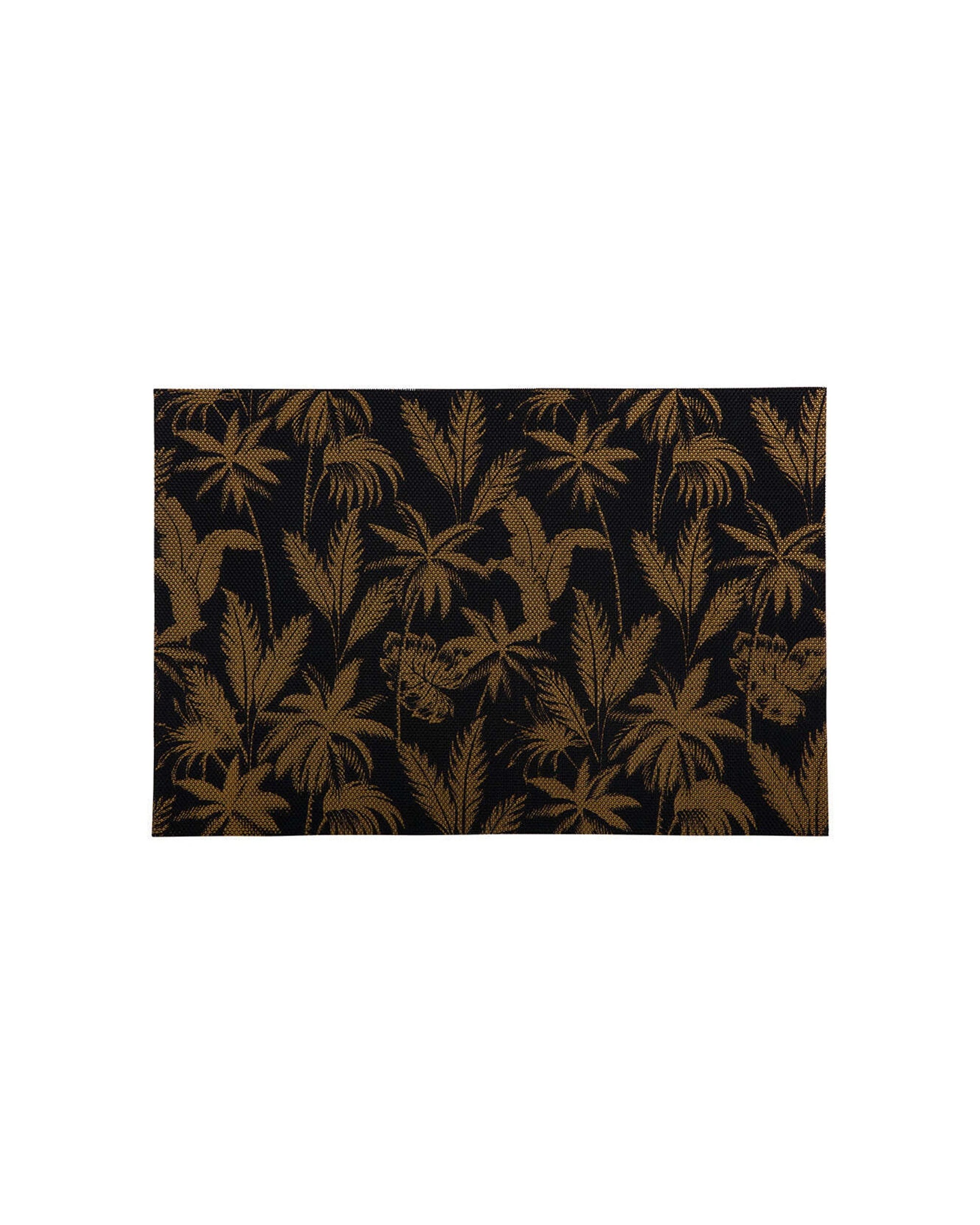 3 Maxwell & Williams Table Accents Placemat 45x30cm Jungle Pattern Pvc
 - Black, 3 of 3
