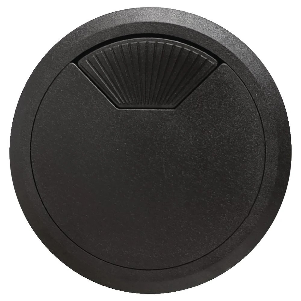 2 Keji Furniture Hole Cover 80mm Black, 2 of 3
