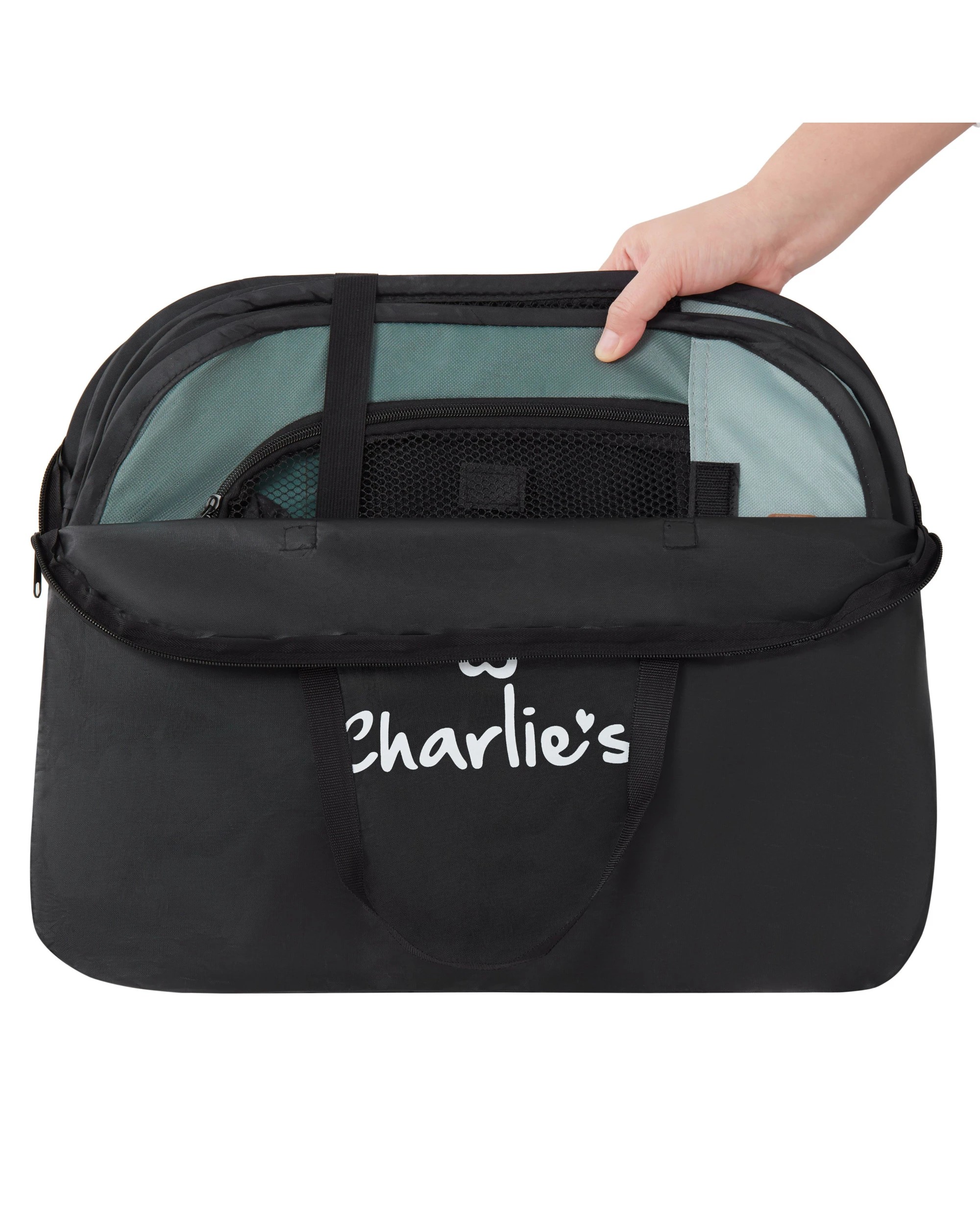 3 Charlie's Adventure Pet Playpen Foldable Portable Crate Small - Green, 3 of 10