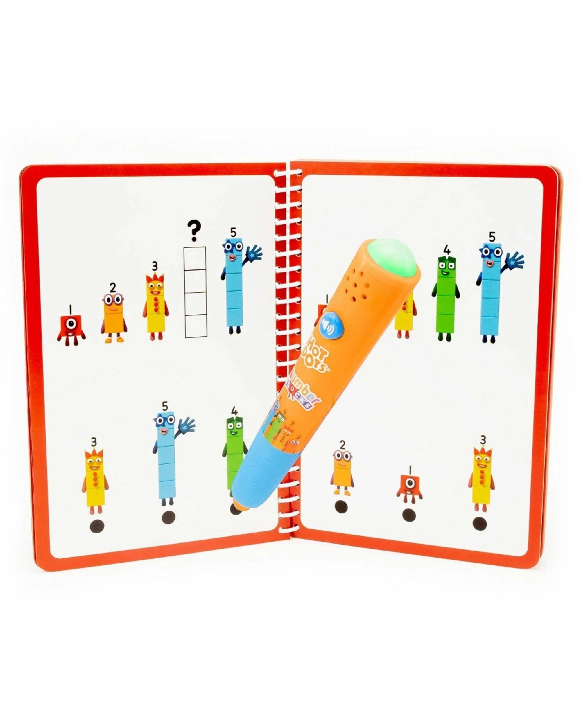 2 Hand2Mind Hot Dots Numberblocks 1-10 Activity Book and Interactive Pen, 2 of 5