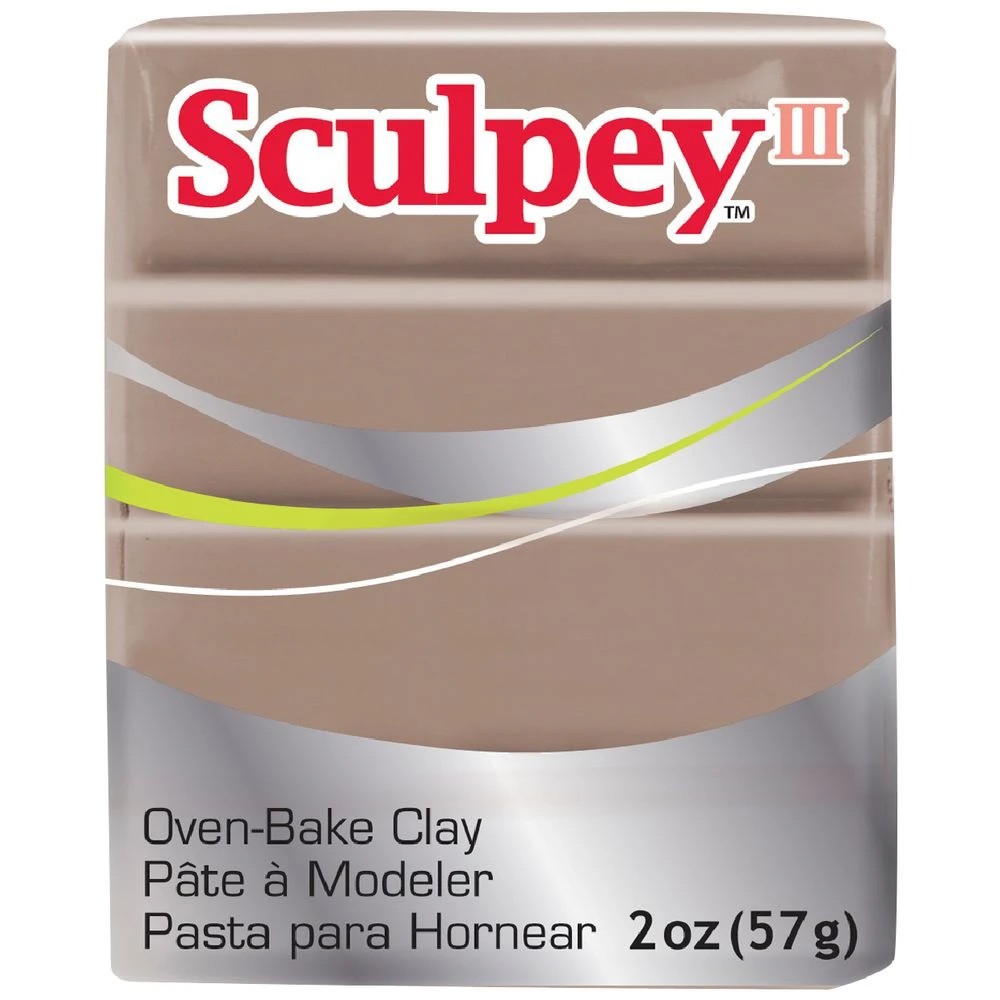 1 Sculpey III Modelling Clay Hazelnut 57g, 1 of 3