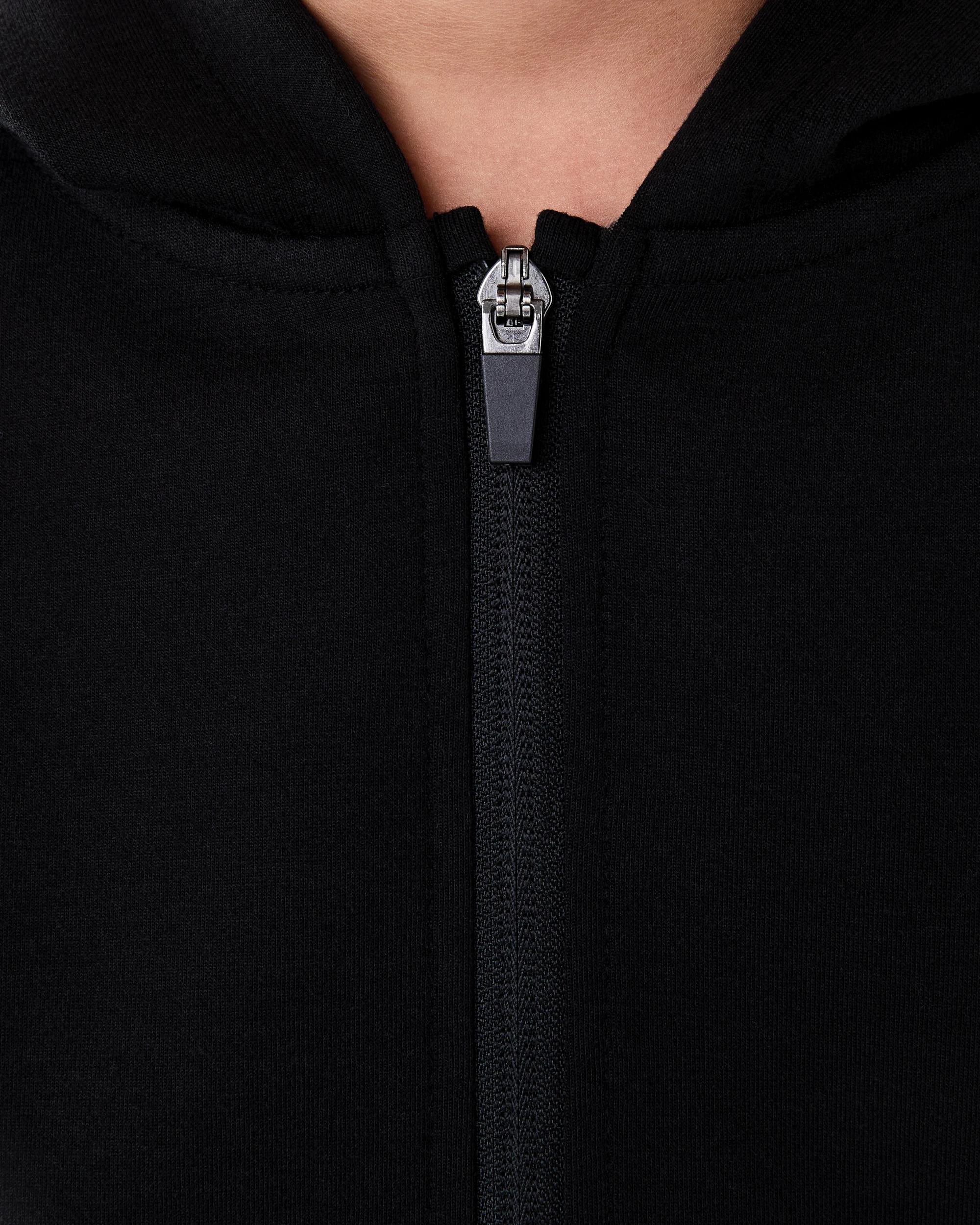 5 Zip Through Hoodie Black, 5 of 10