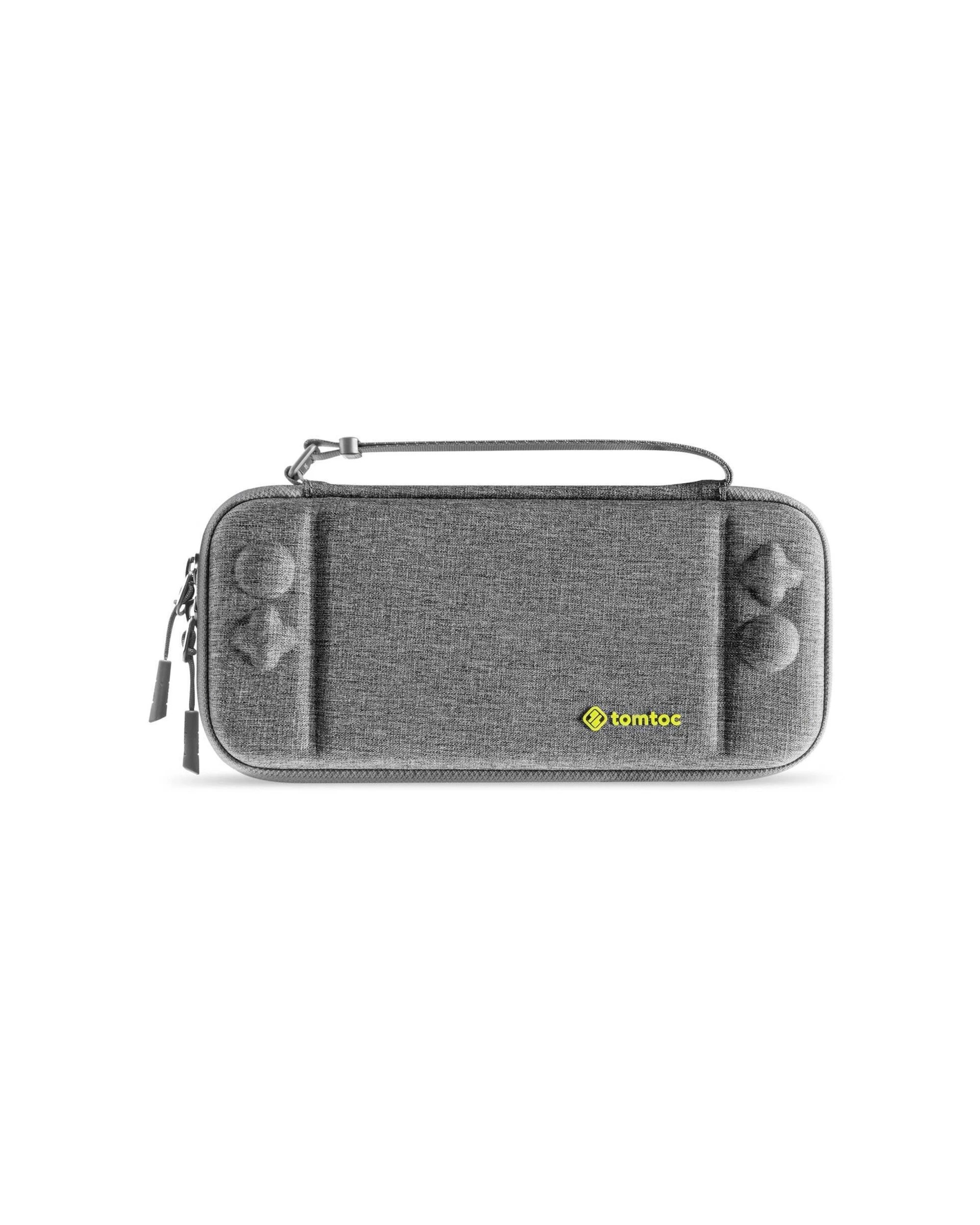 1 TOMTOC Nintendo Switch Case - Gaming Cartridge Holder - Travel Gaming Case
 - grey, 1 of 7