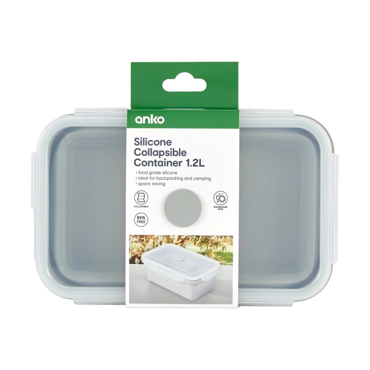 9 1.2L Silicone Collapsible Container, 9 of 9
