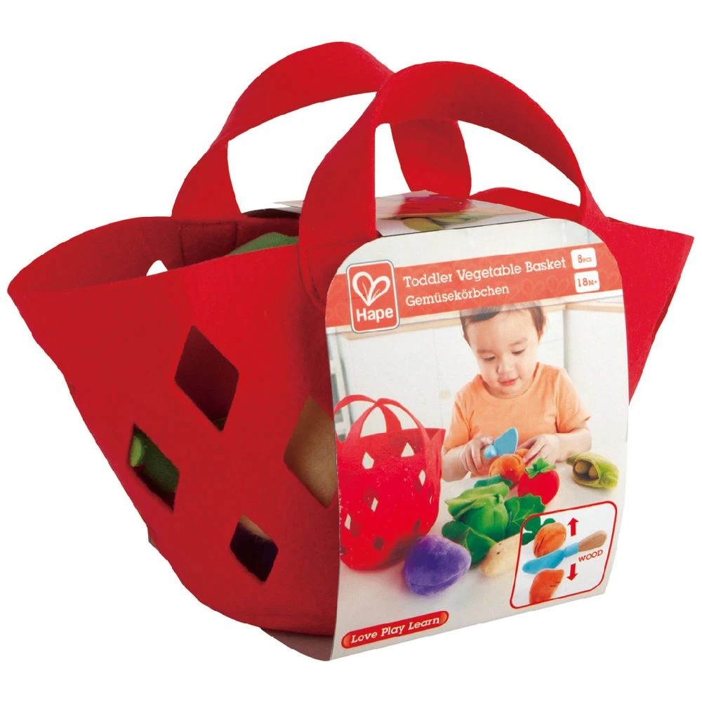 1 Hape Toddler Vegetable Basket, 1 of 5
