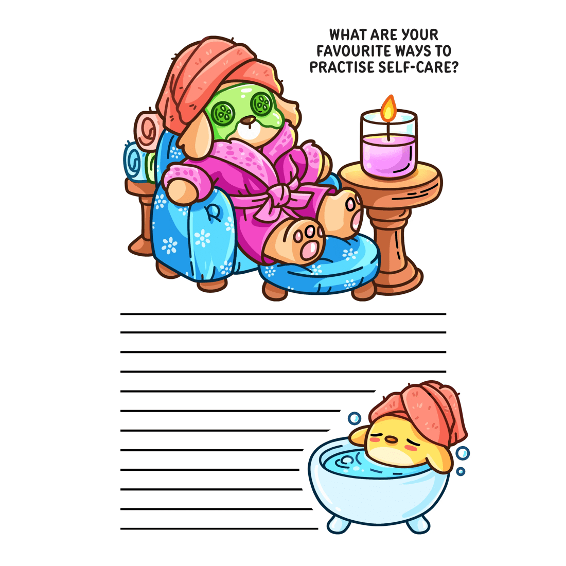 3 Cozy Journal Cute Colouring Book by Jade Summer - Book, 3 of 4