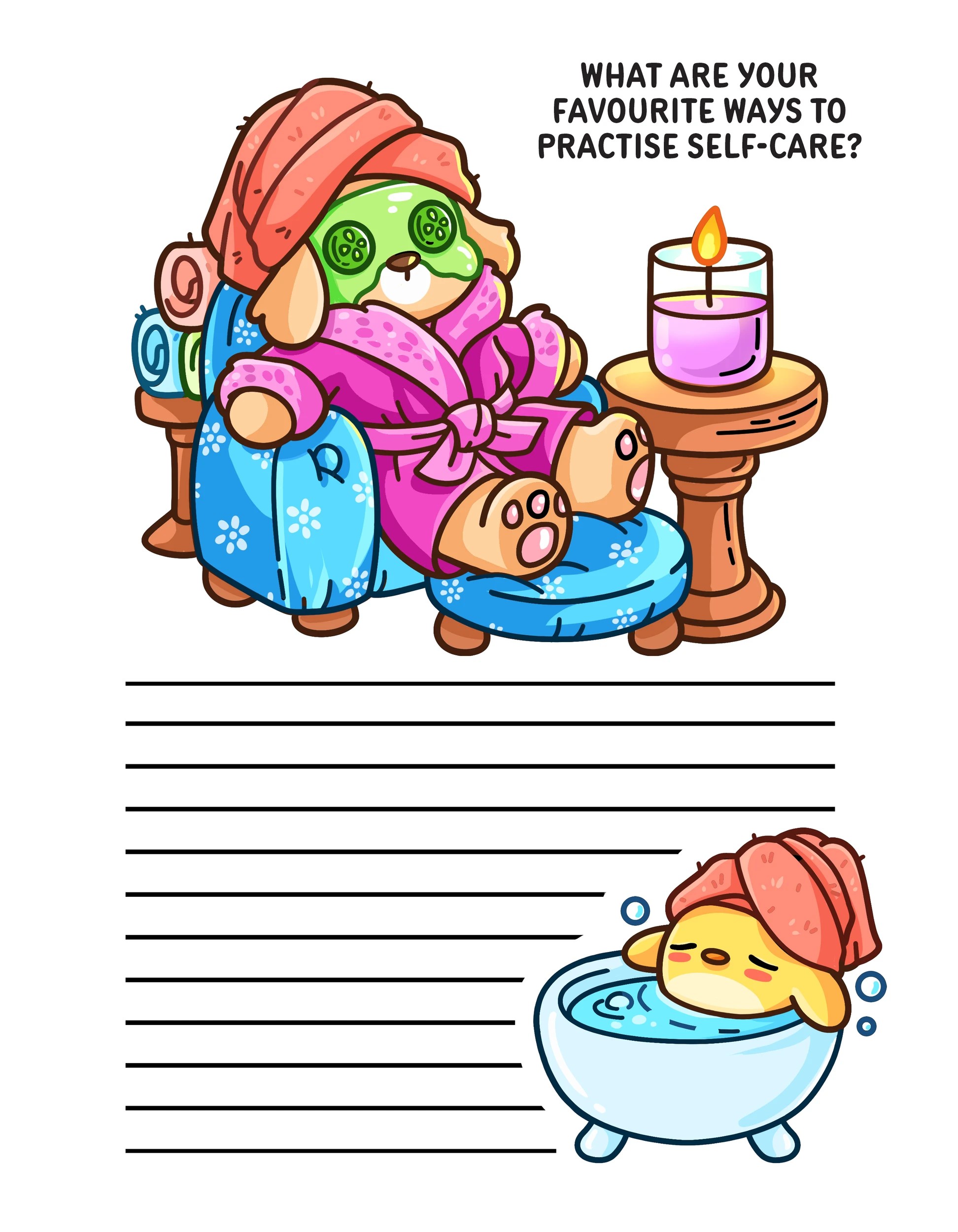 3 Cozy Journal Cute Colouring Book by Jade Summer - Book, 3 of 4