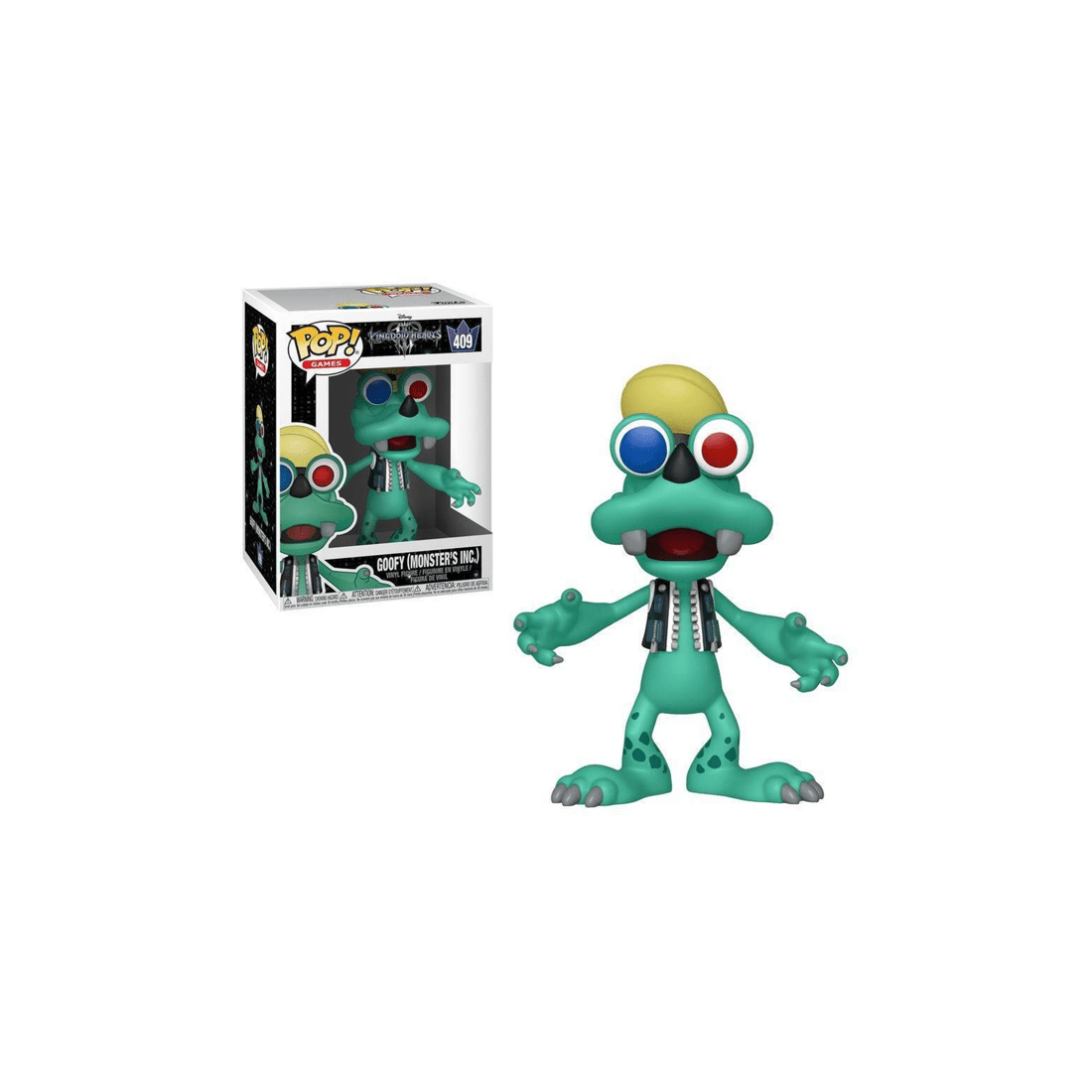 2 Pop Vinyl Figurine Kingdom Hearts Goofy Monsters Inc - 10cm Action Figure. - Multi, 2 of 3