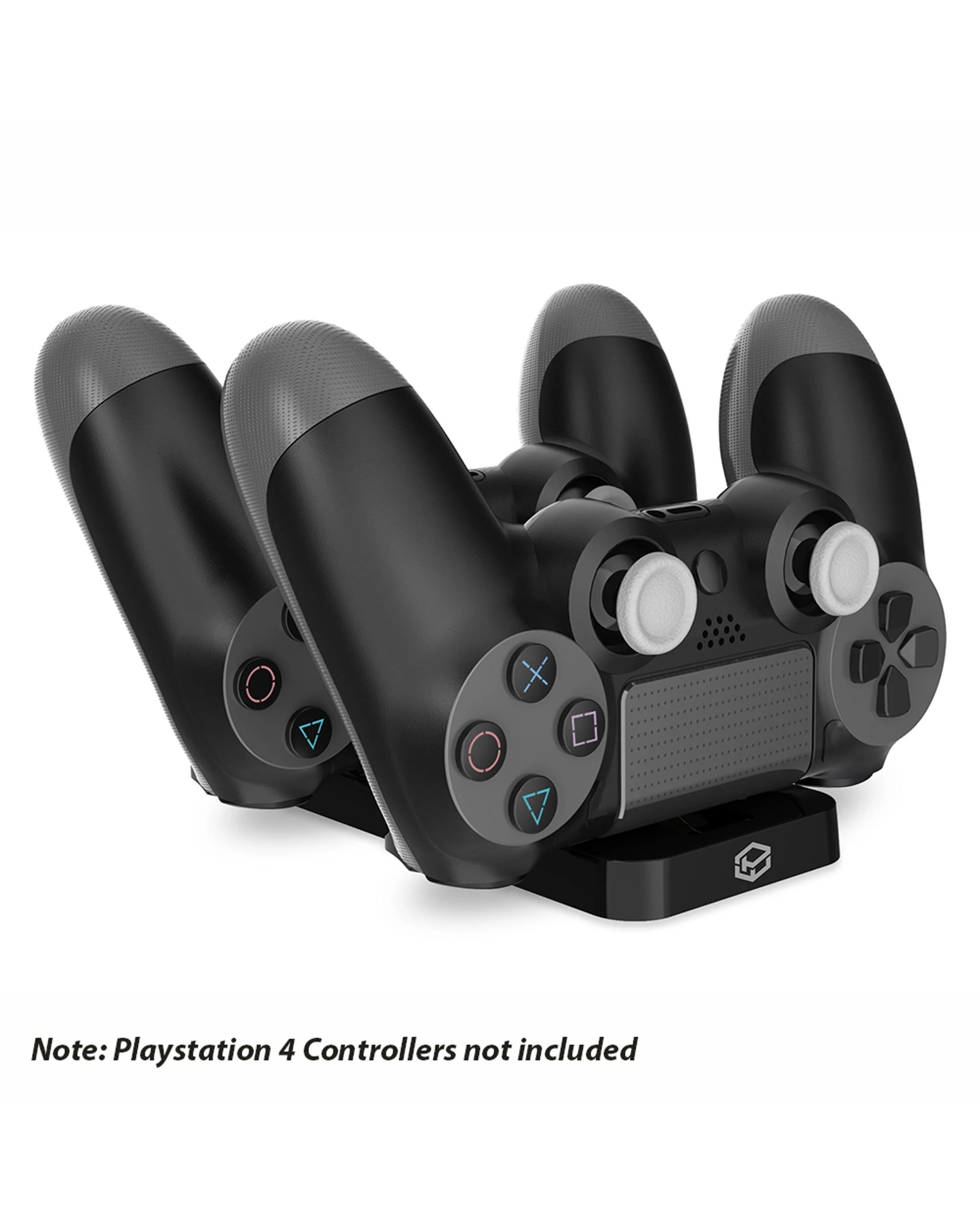 2 Dual Charging Stand with Charging Cable for PlayStation 4 - Black, 2 of 3