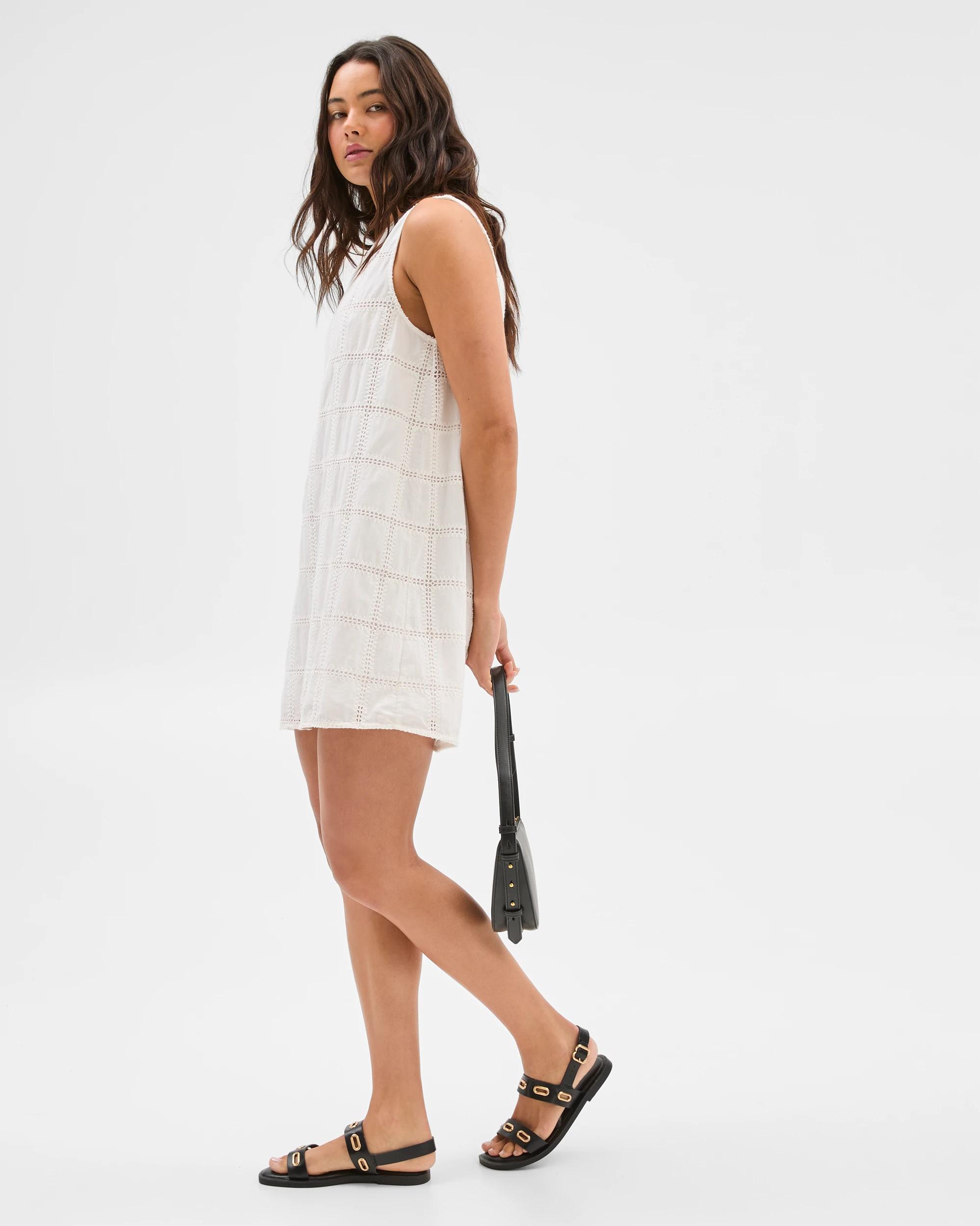 4 Embroidered Shift Dress - Lily Loves WHITE, 4 of 7