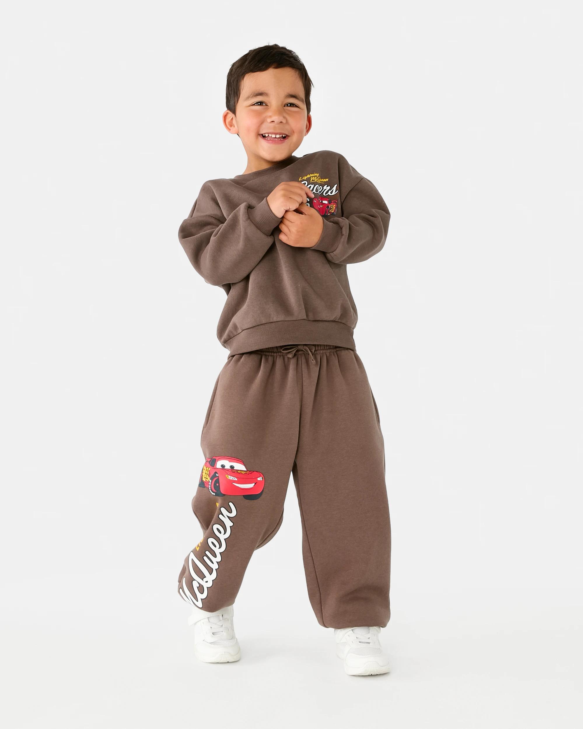 6 Cars License Oversized Printed Trackpants Cars, 6 of 7