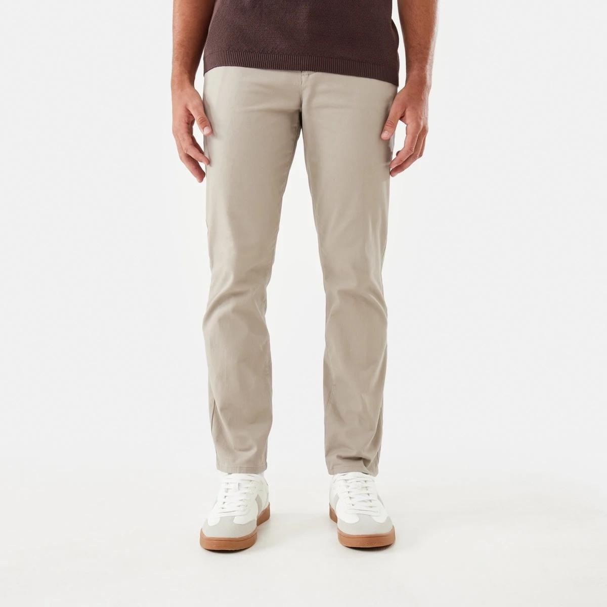1 Slim Stretch Chino Pants ALUMINIUM, 1 of 8