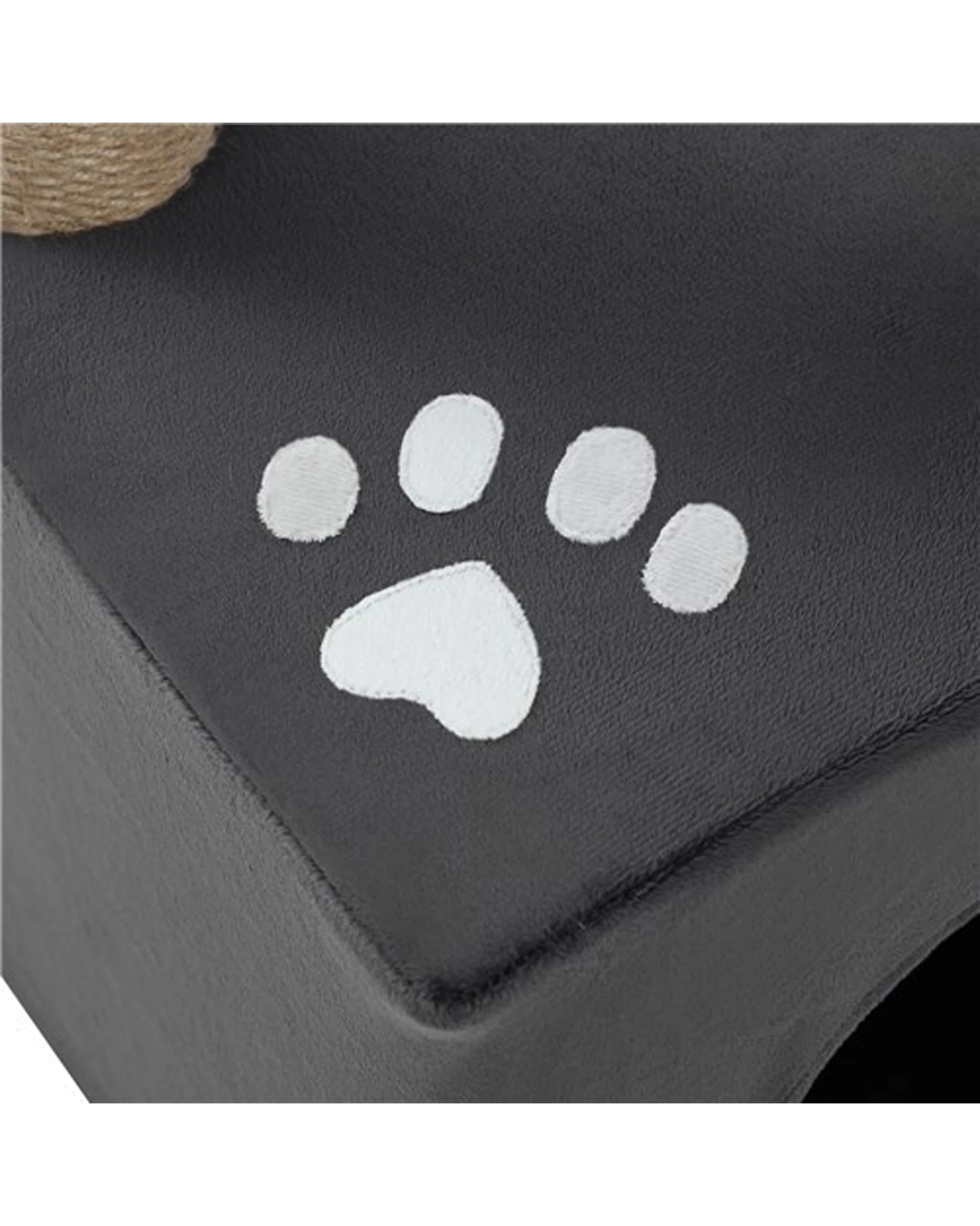 7 Paws And Claws Catsby Elsternwick Cat Tree Scratcher 30x30x65cm - Charcoal, 7 of 7