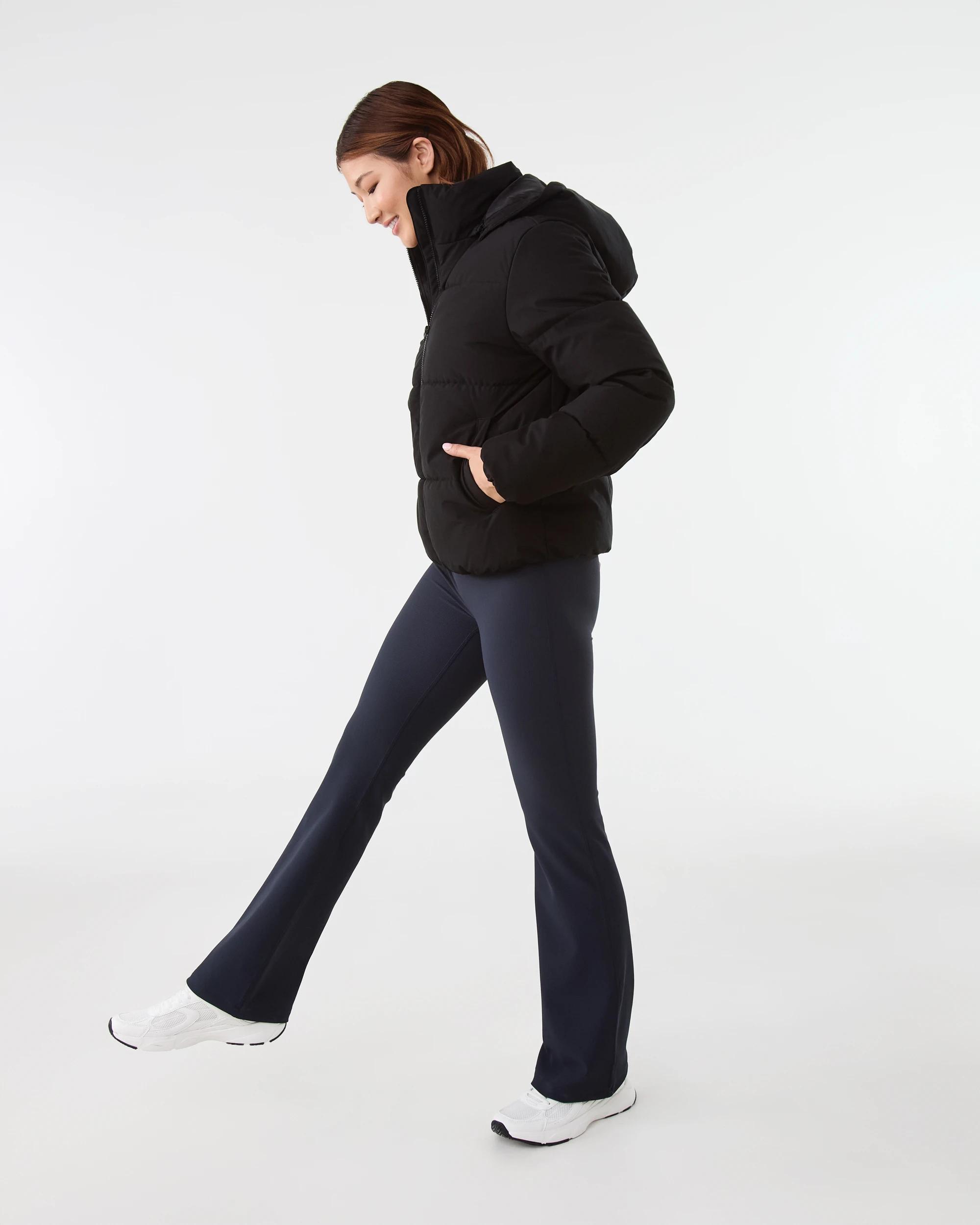 4 Active Womens Core Puffer Jacket Black, 4 of 9