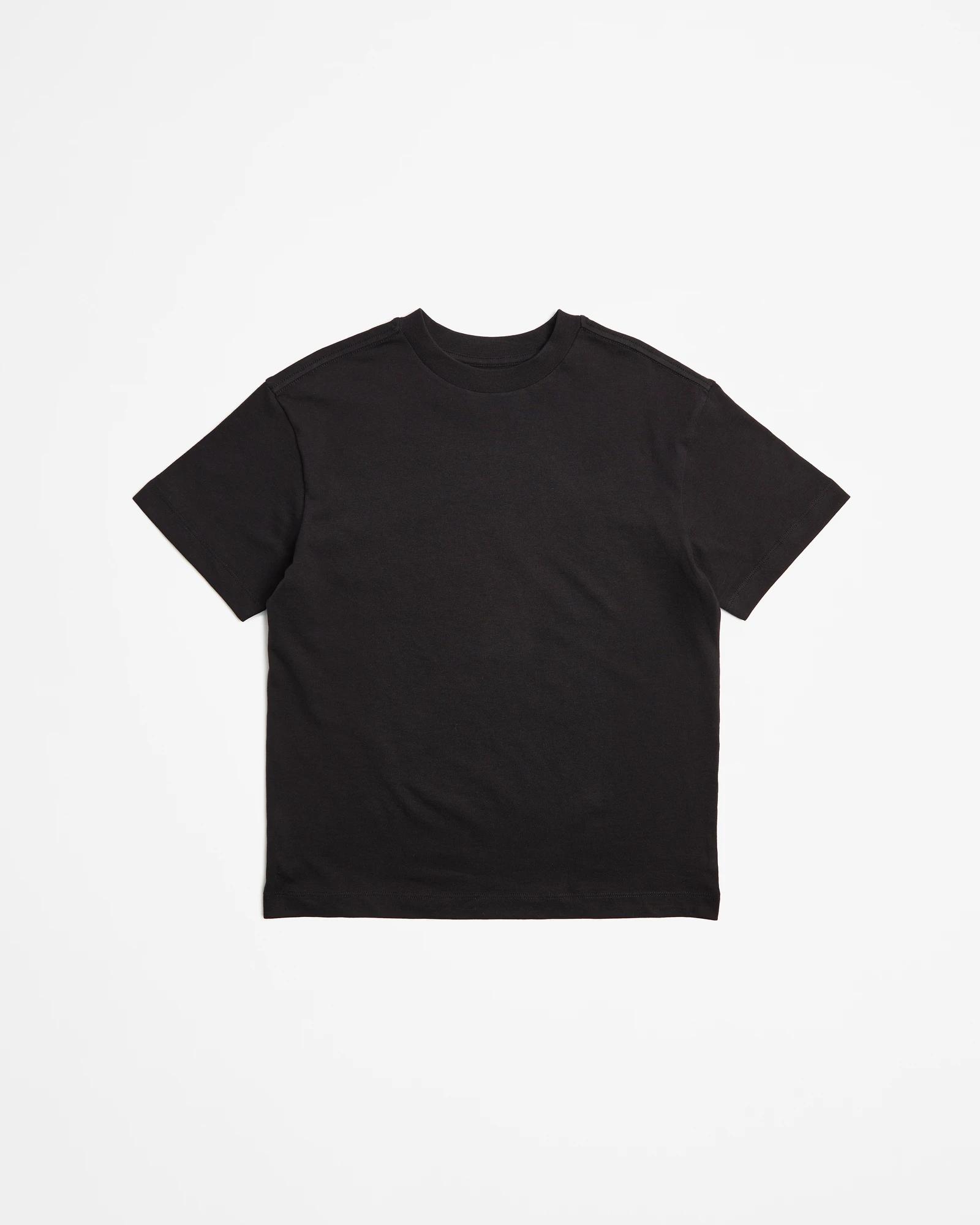 2 Target Youth Australian Cotton T-shirt 2 Pack BLACK, 2 of 3