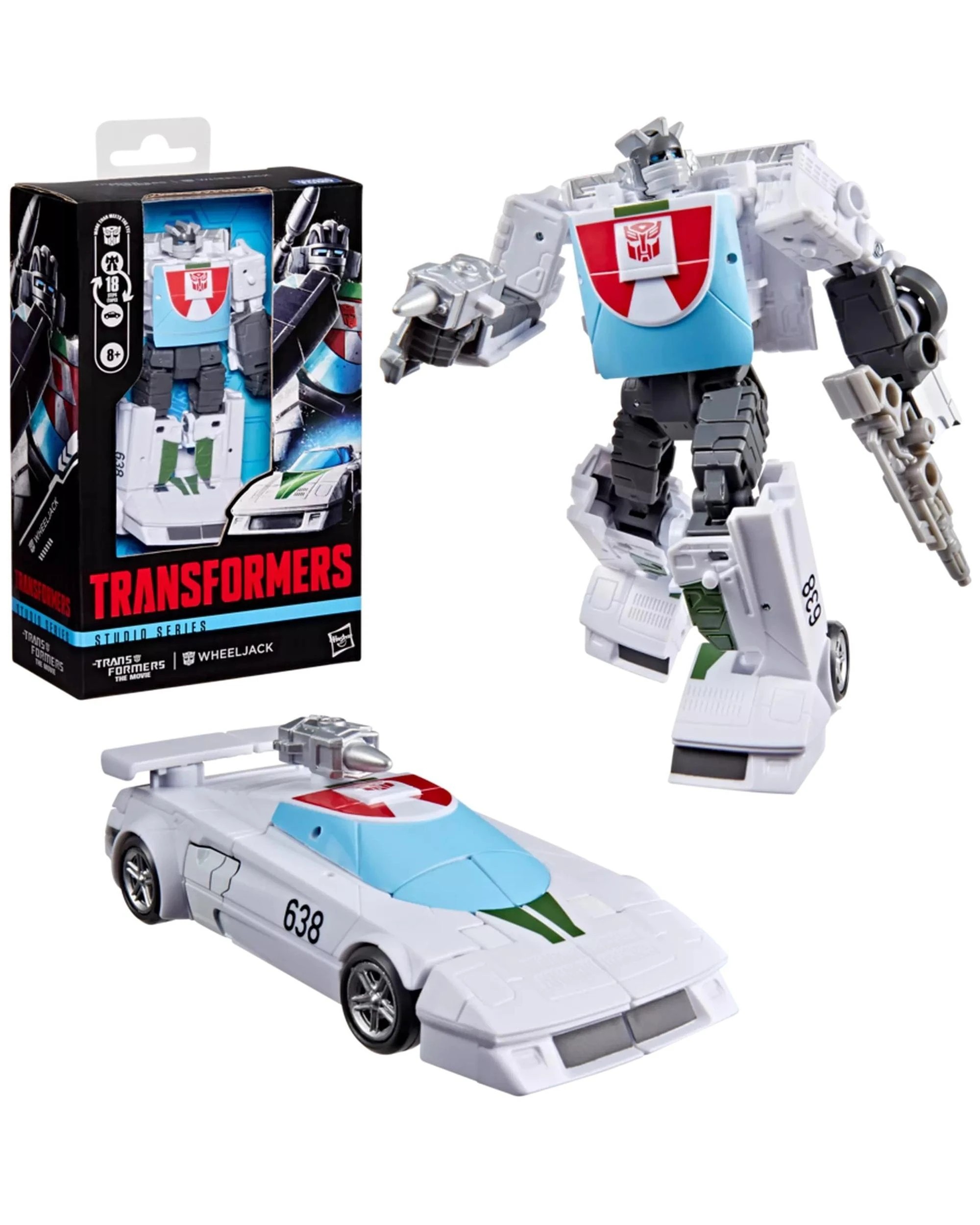 1 Transformers Studio Series The Transformers: The Movie Deluxe Class Wheeljack Action Figure, 1 of 4