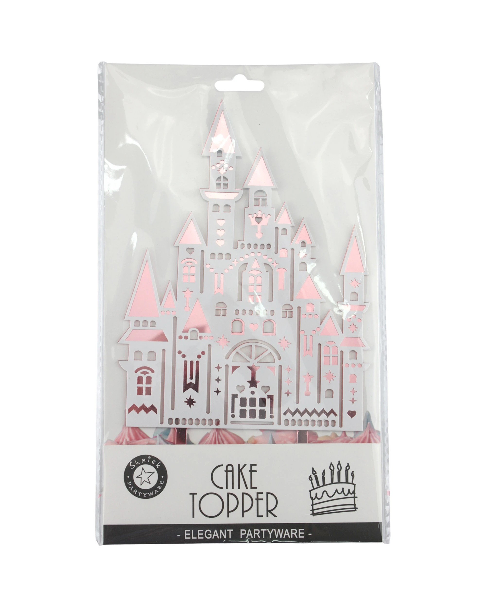 3 Shmick Princess Castle Cake Topper - Gold, 3 of 3