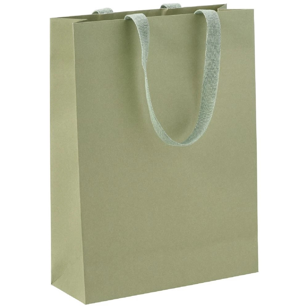 1 J.Burrows Premium Kraft Bags Medium Green 12 Pack, 1 of 4