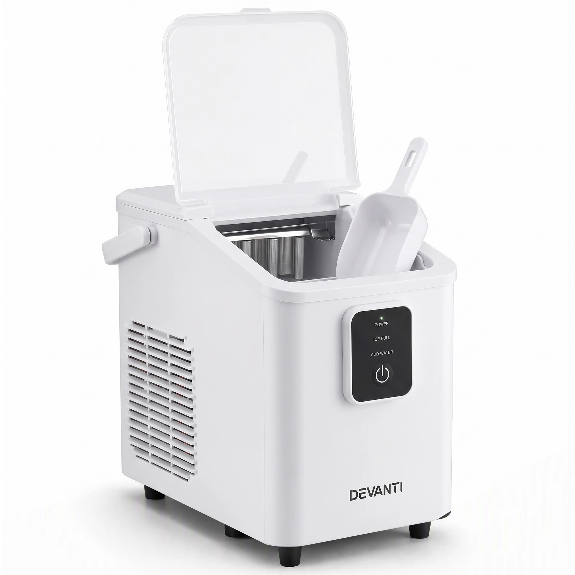 10 Devanti Ice Maker Machine 1112kg/24hr-White, 10 of 10