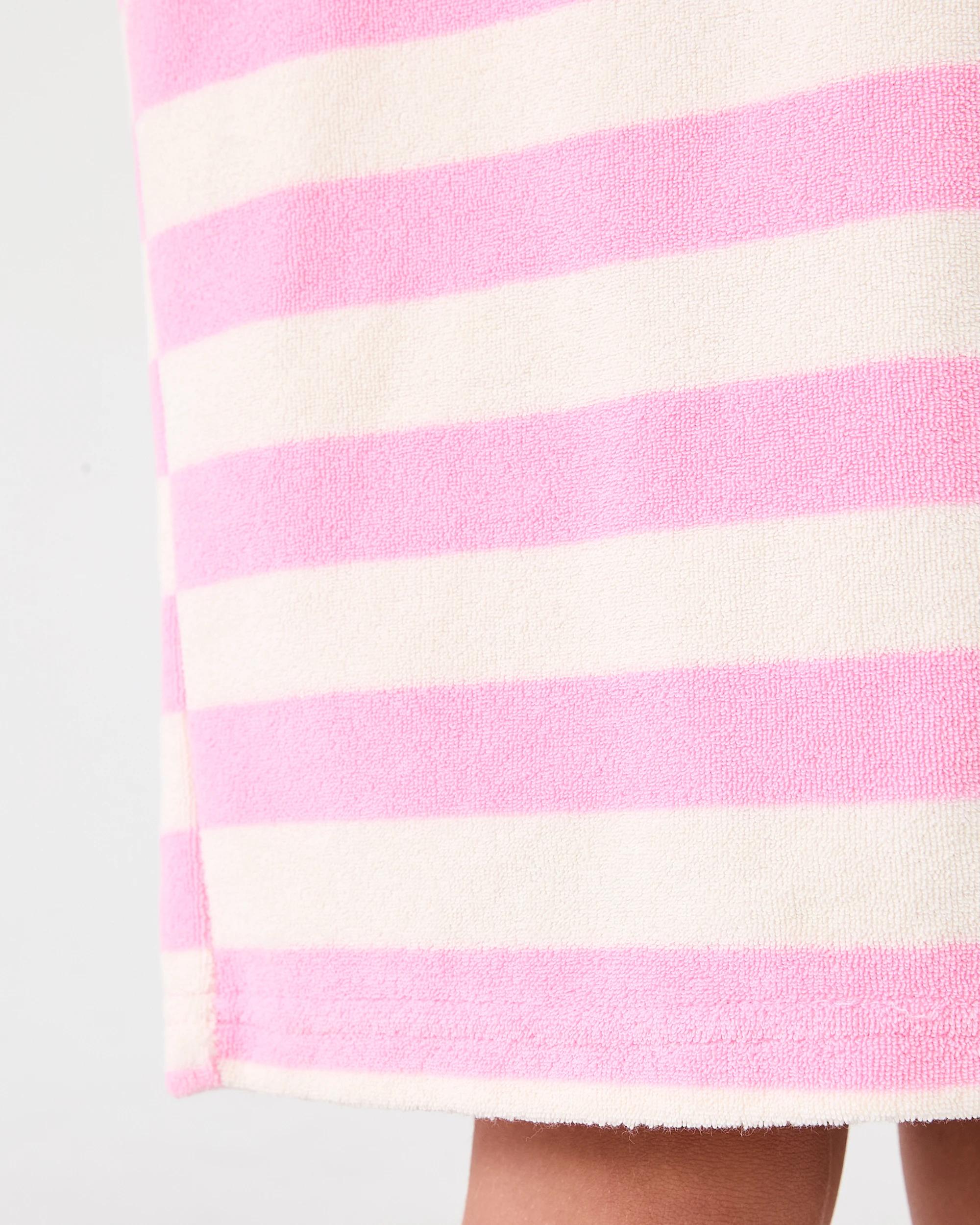 5 Terry Swim Cover Up Pink Strpe, 5 of 5