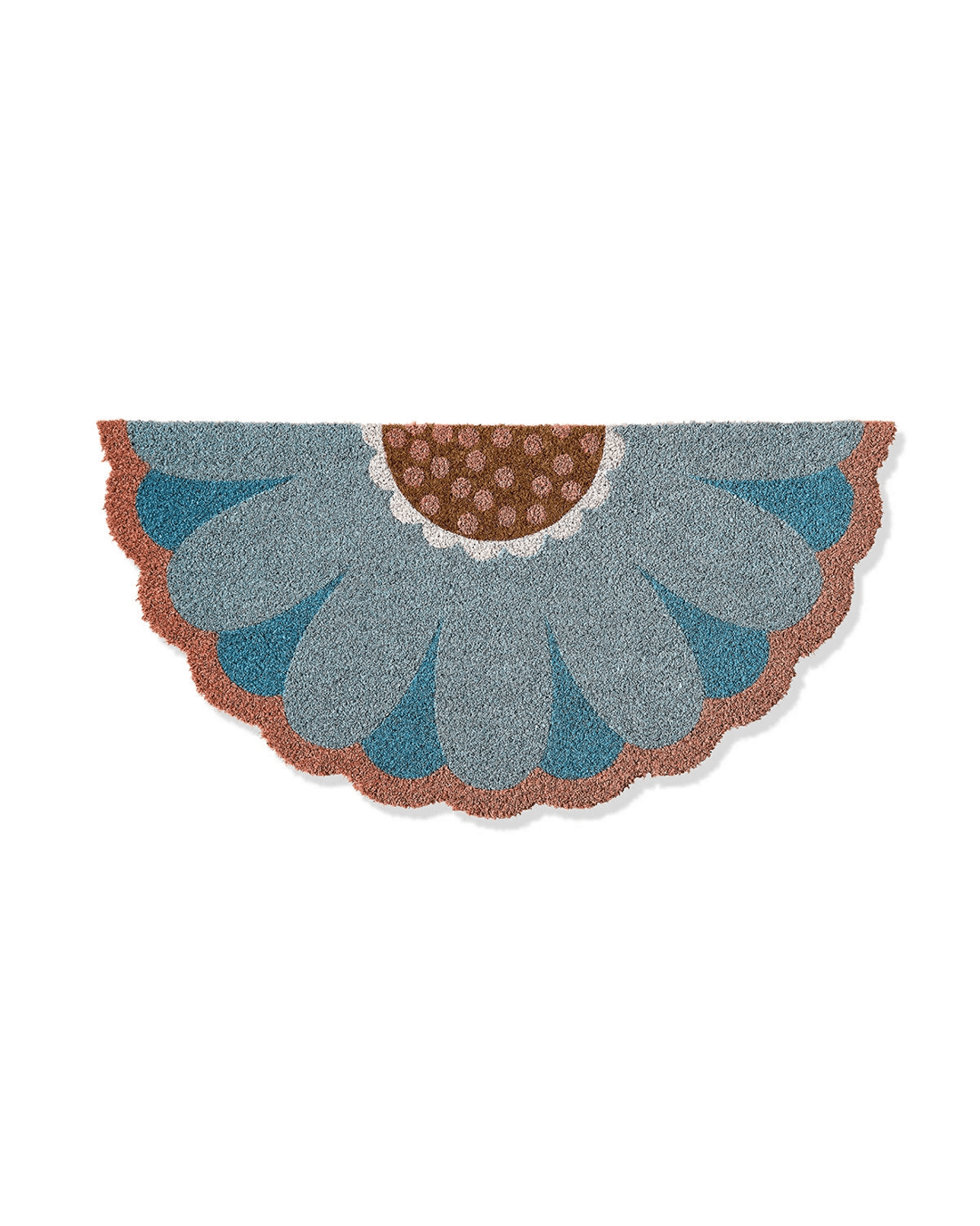5 Floral Semicircle Door Mat - 81cm x 40.5cm, 5 of 5