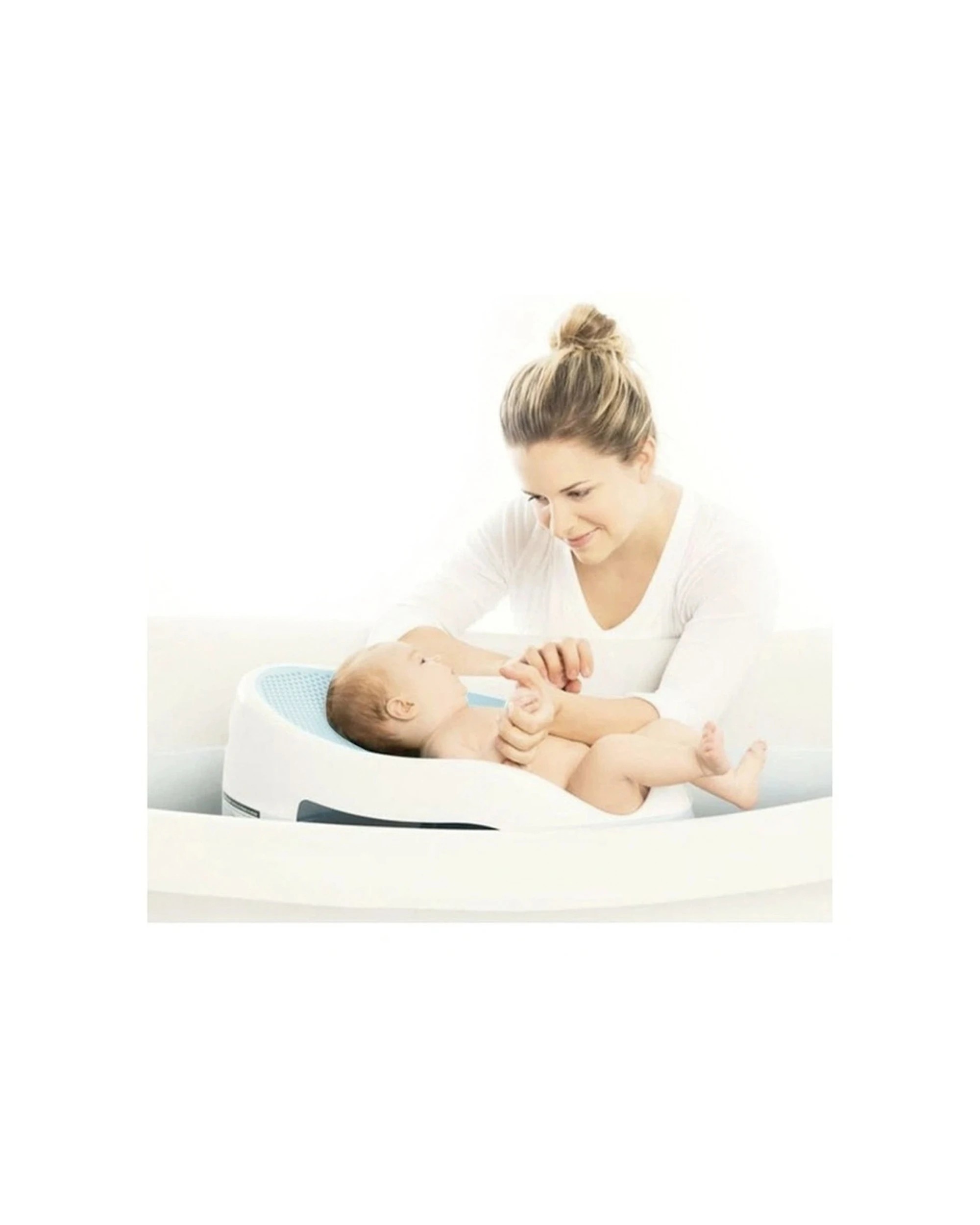 5 Angelcare Bath Support 0-6 Months Baby Bath Support Light Durable Hygienic - Blue, 5 of 5