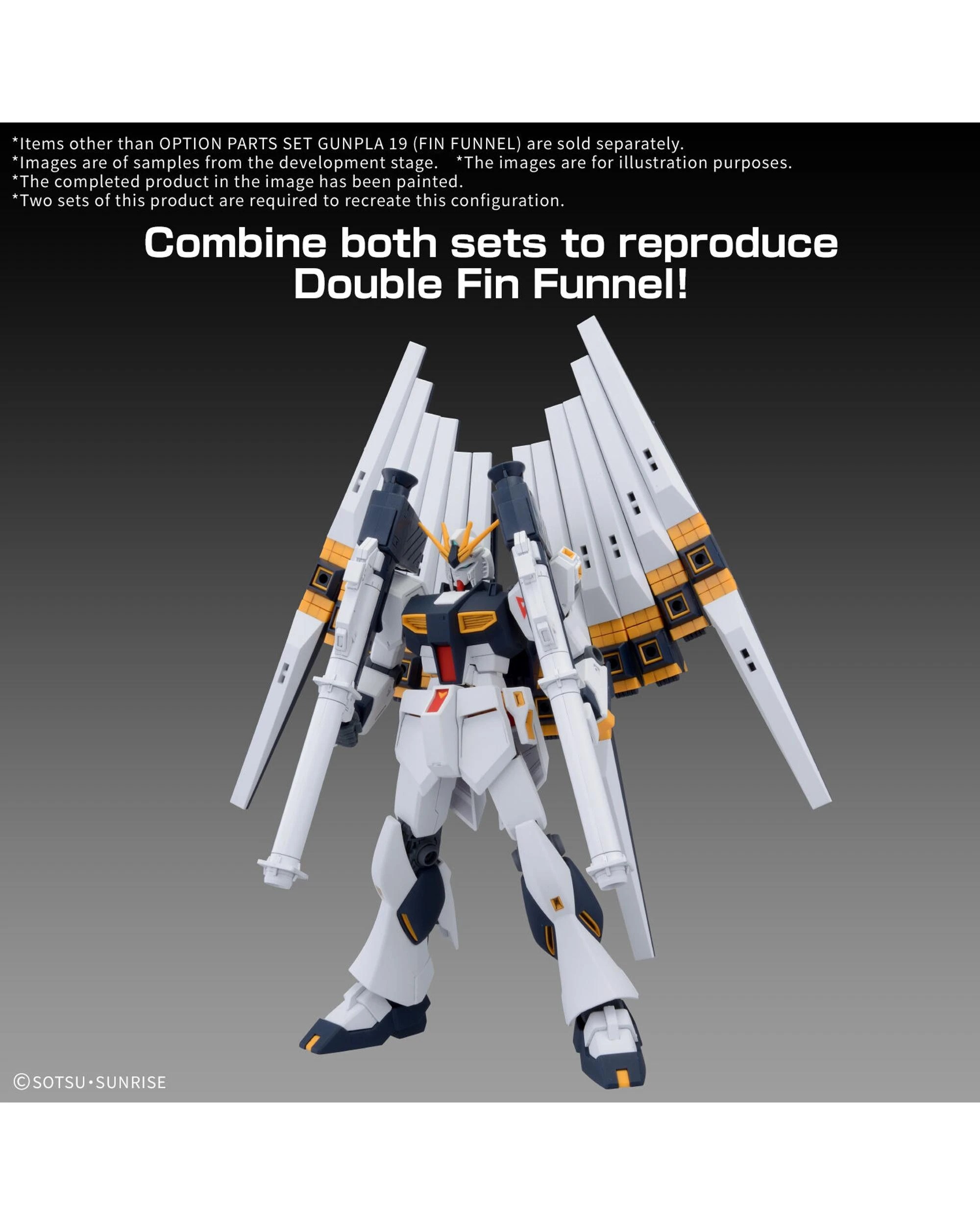 5 Bandai Gundam Option Parts Set Gunpla 19 - Fin Funnel -  1/144 Scale Model Kit, 5 of 5