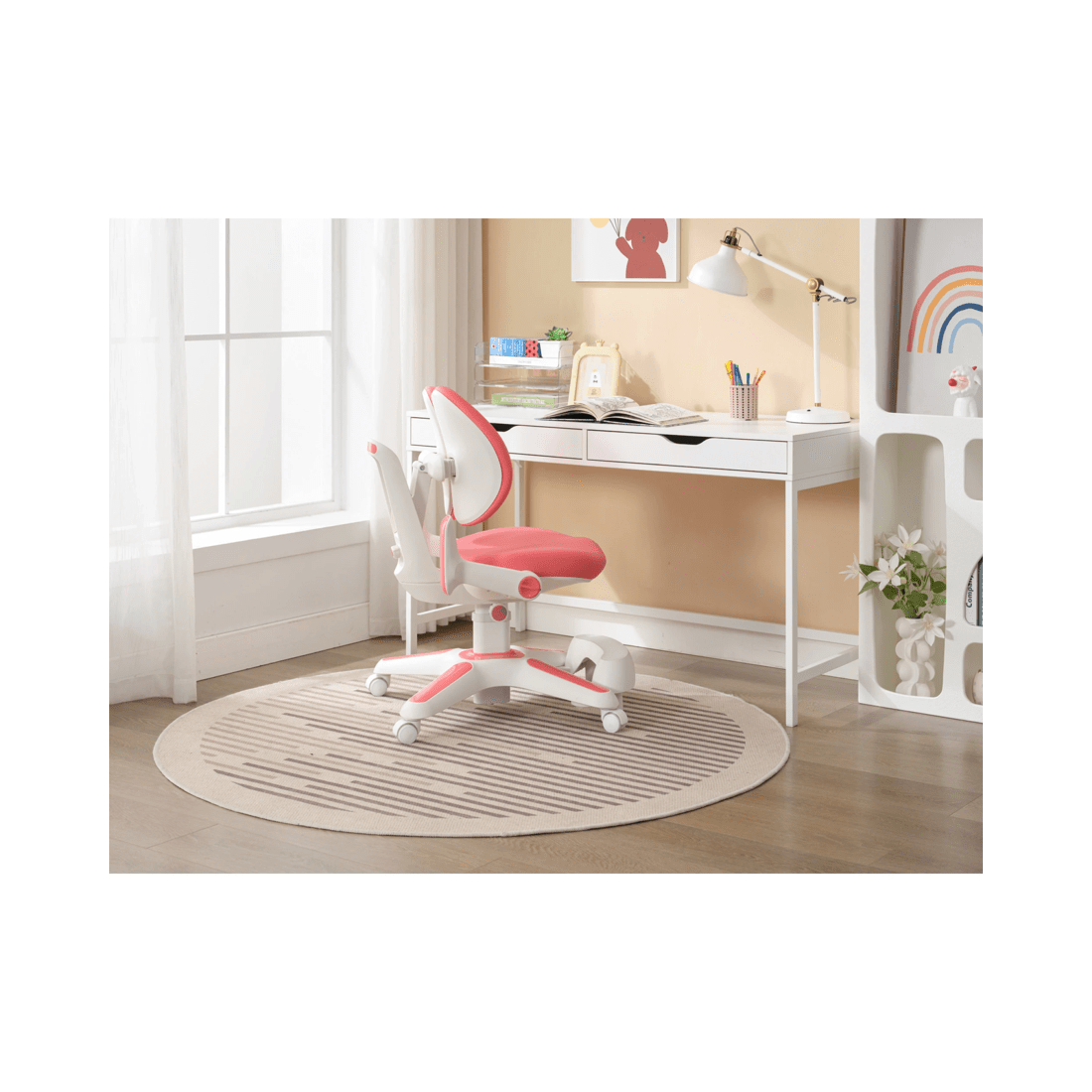3 BR Home Height Adjustable Ergonomic Study Chair Set for Children, 3 of 10