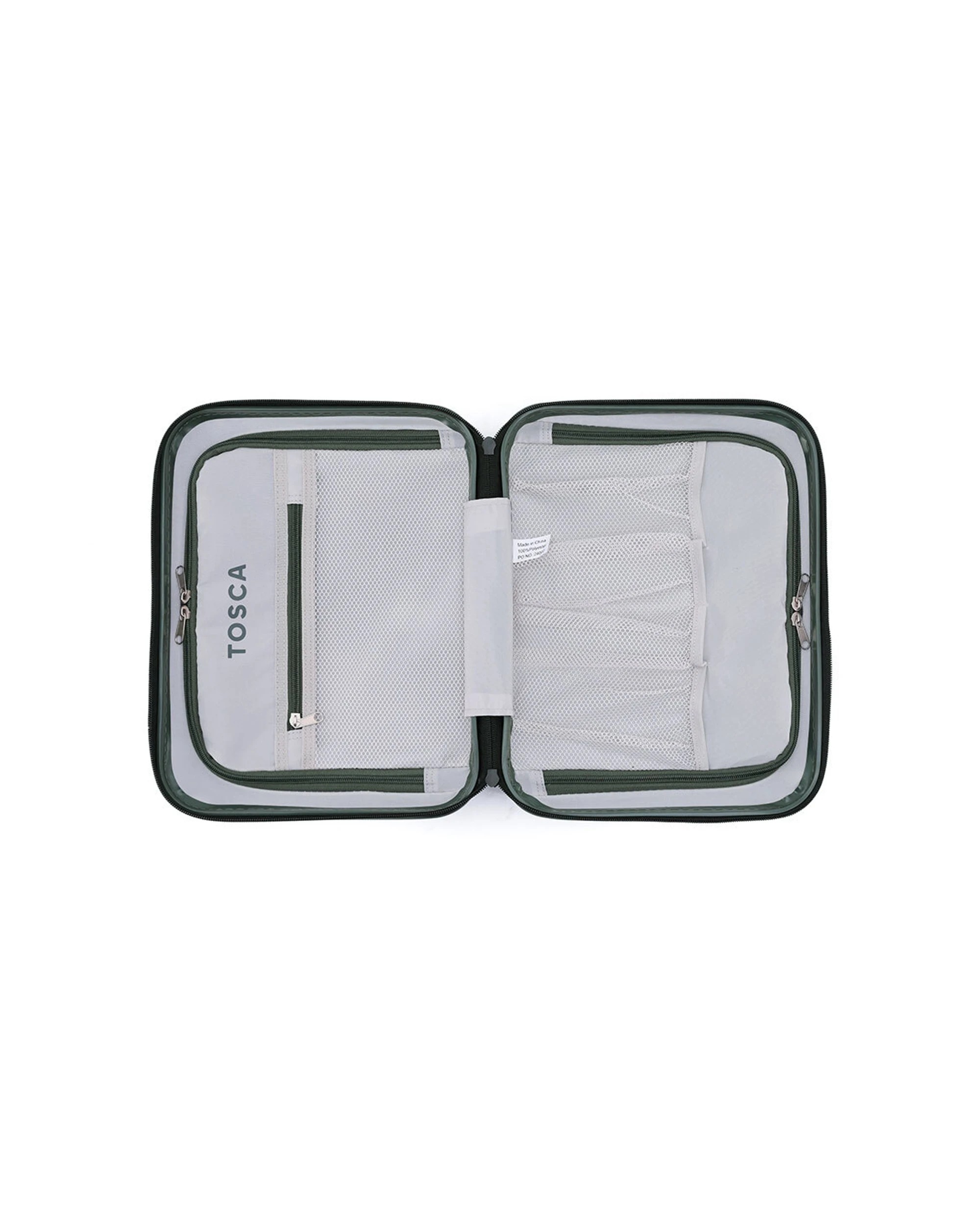 3 Tosca Interstellar 2.0 Vanity Travel Cosmetic/Toiletries Case - Green, 3 of 3