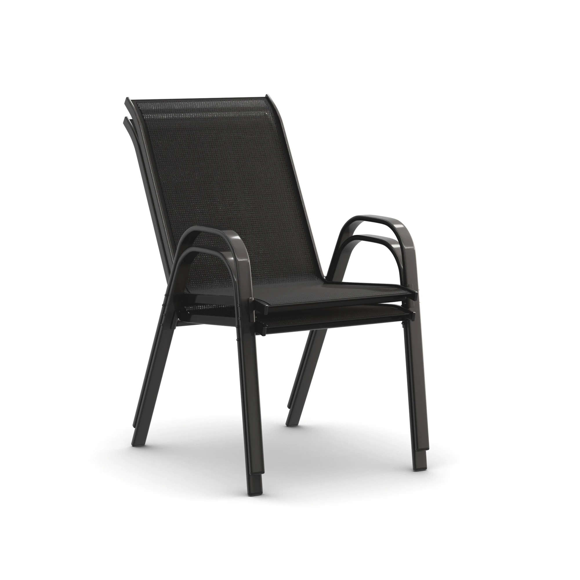 9 Alfordson 3PCS Outdoor Furniture Patio Table and Chairs Set Garden Round - Black, 9 of 10