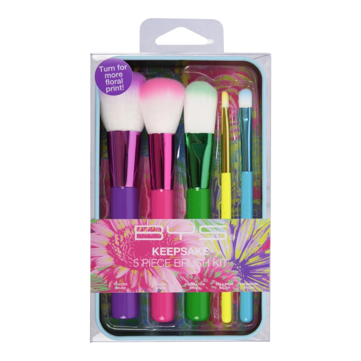 1 BYS 5 Piece Keepsake Brush Kit - Flora, 1 of 8