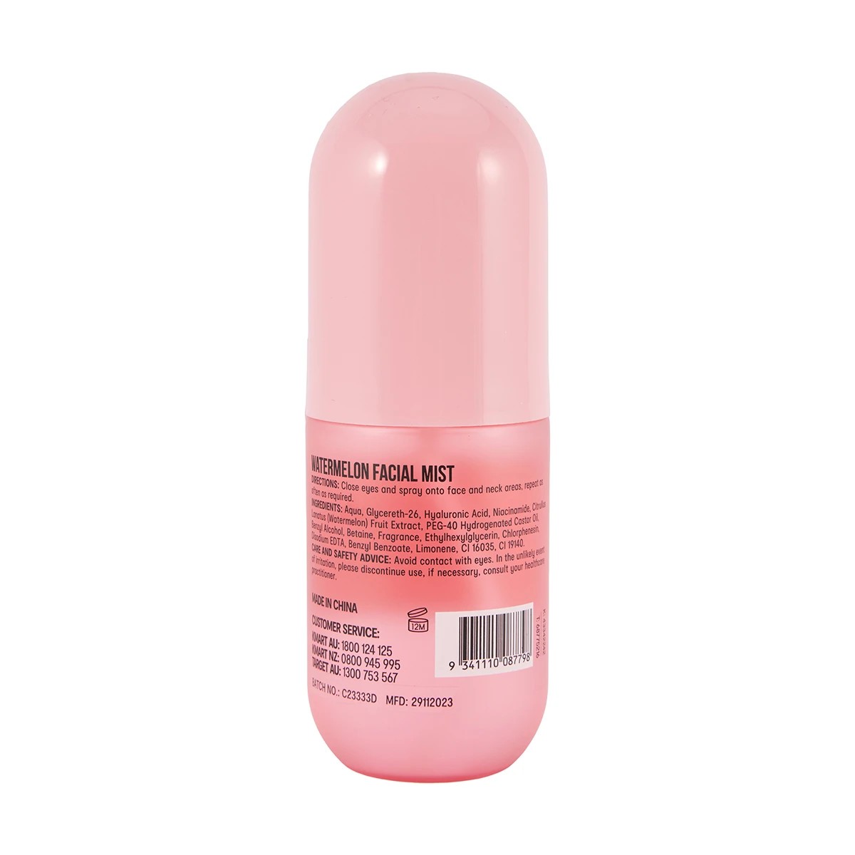 3 OXX Skincare Watermelon Facial Mist -  Niacinamide, Hyaluronic Acid and Watermelon Extract, 3 of 6