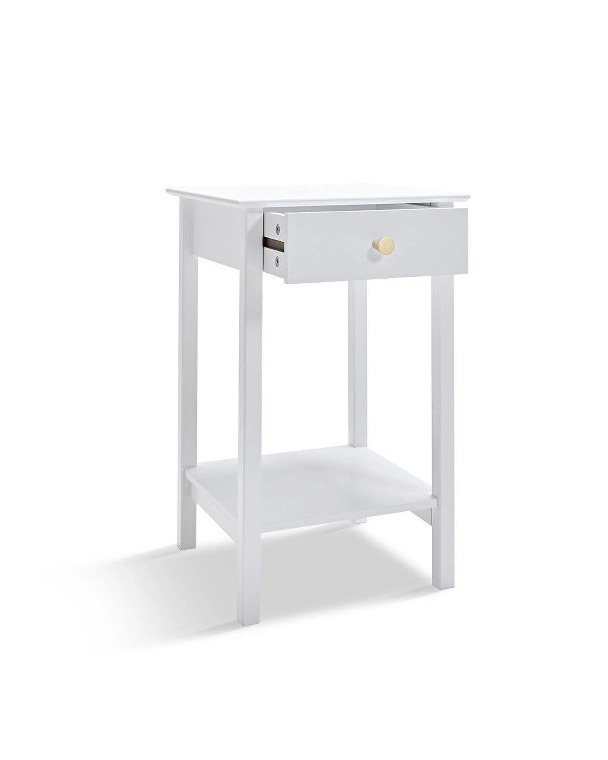 3 Franco Bedside Table White, 3 of 9
