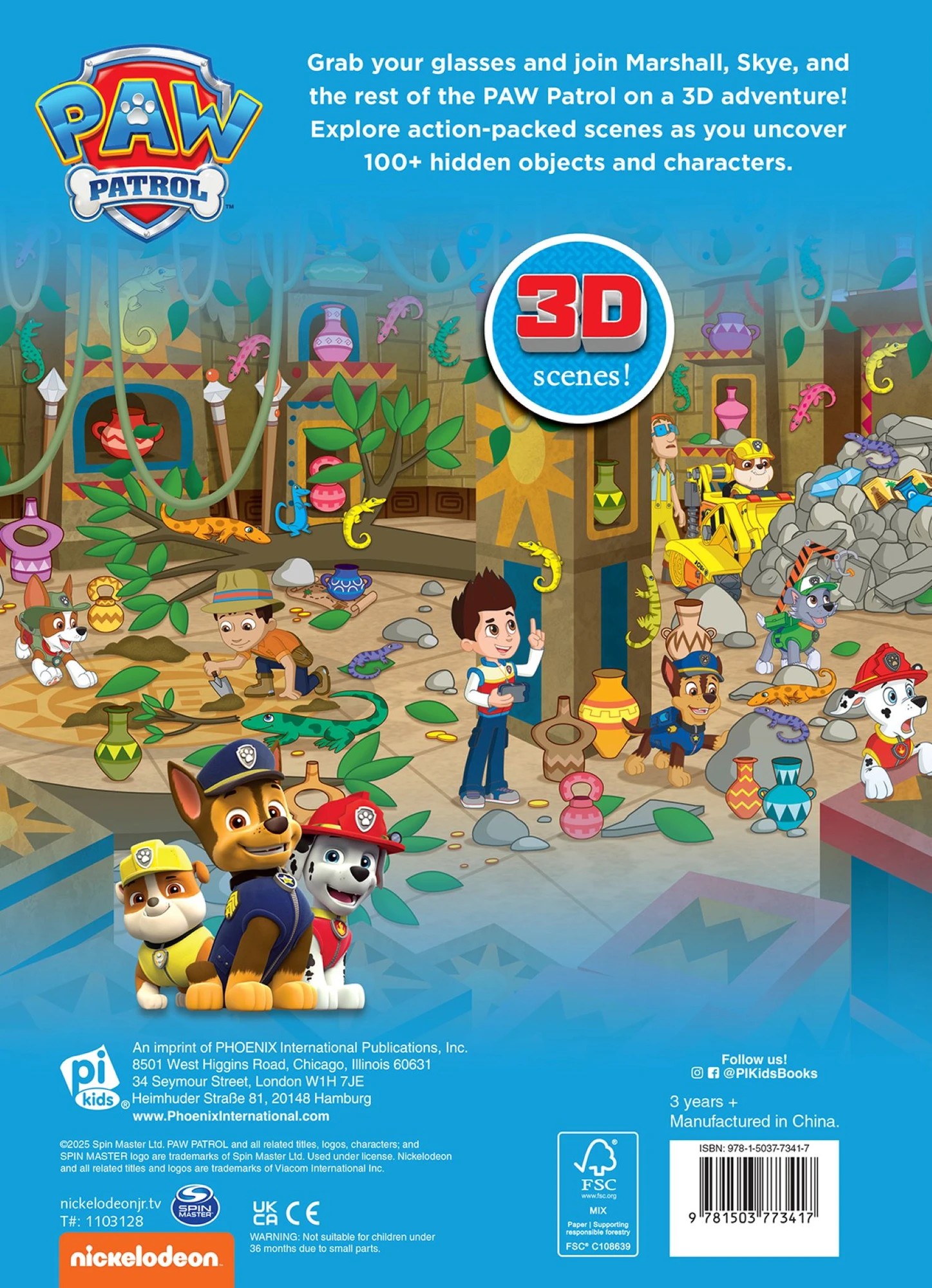 3 Nickelodeon PAW Patrol: 3D Look and Find by Jason Fruchter - Book, 3 of 5