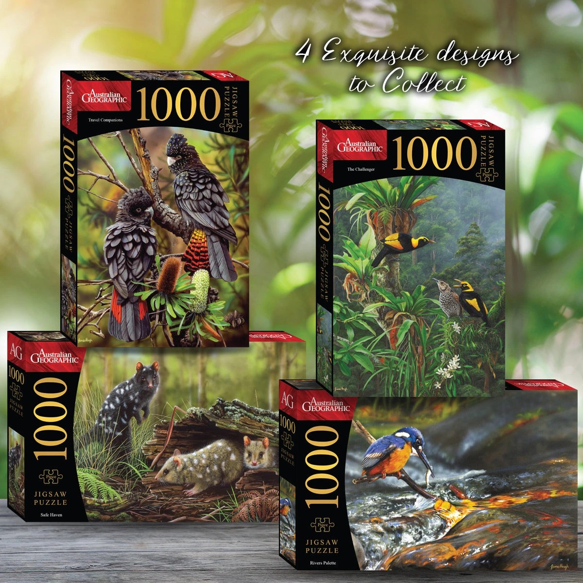 4 Puzzle Master Travel Companions 1000 Piece Puzzle, 4 of 7