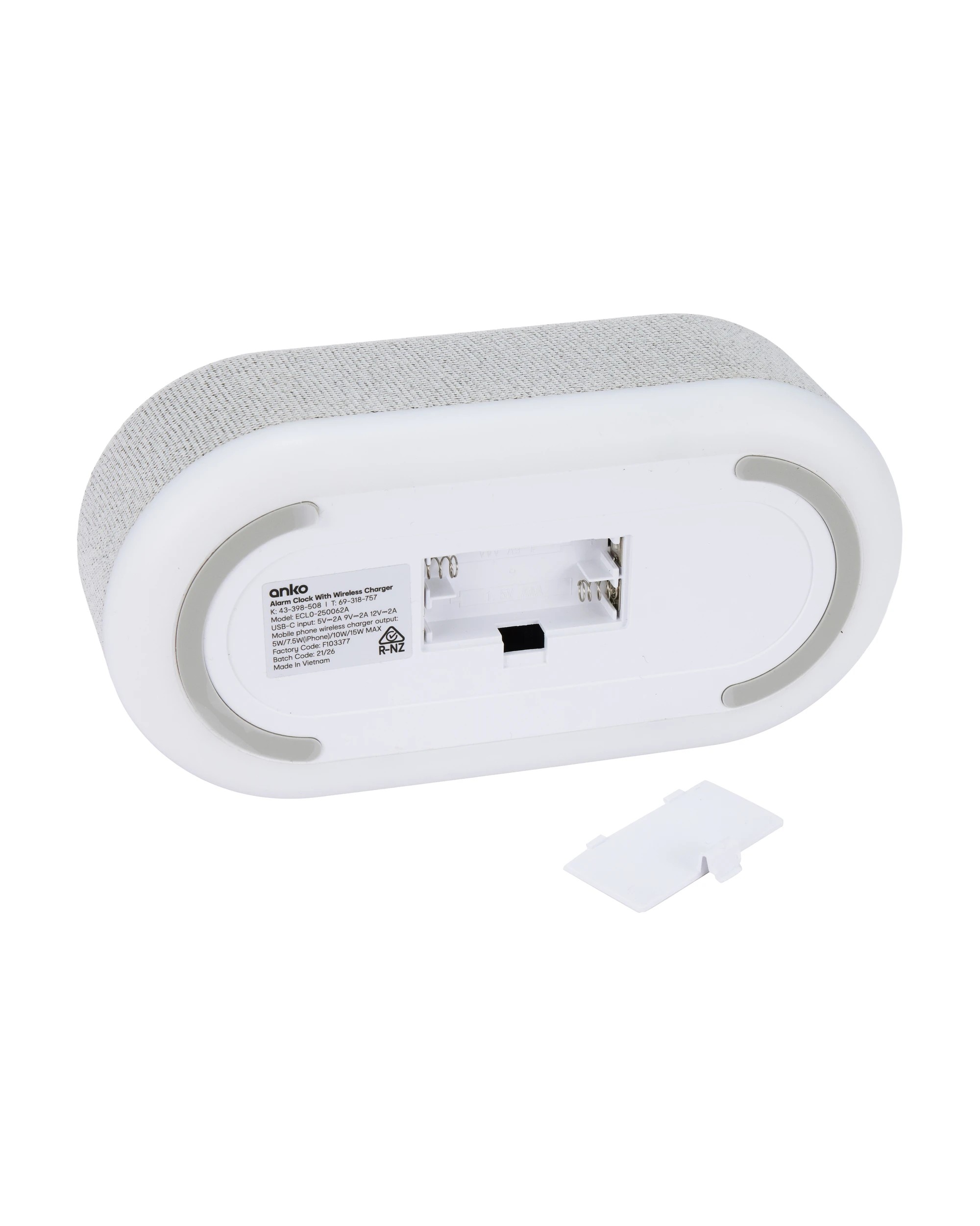 7 Alarm Clock with Wireless Charger, 7 of 10