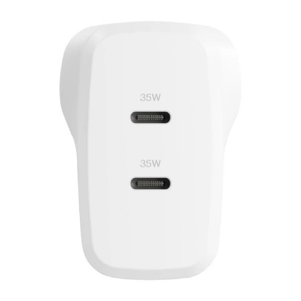 2 Cygnett PowerPlus Dual USB-C Wall Charger 35w White, 2 of 3