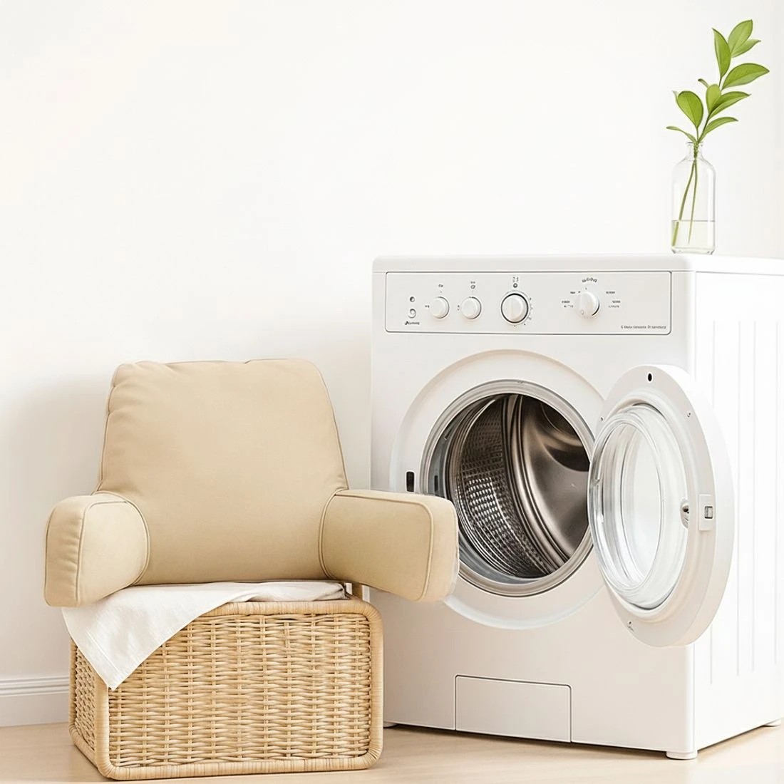 7 Giselle Reading Pillow Back Rest Lumbar Support Cushion Oatmeal - Beige, 7 of 7