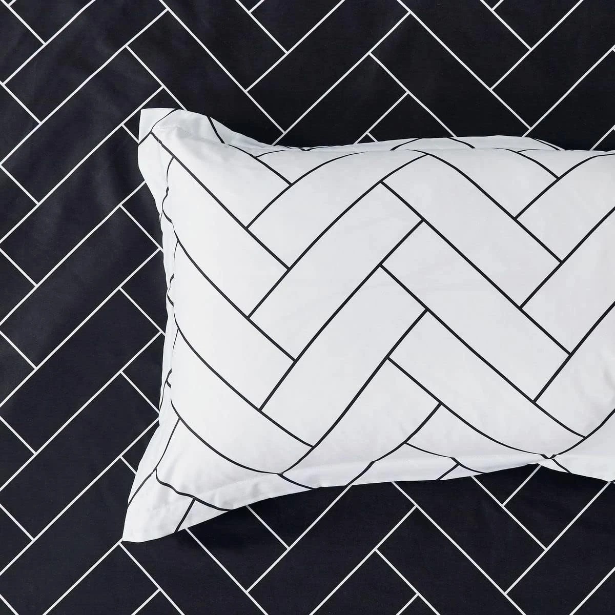 4 CleverPolly Printed Microfibre Reversible Quilt Cover Set - Glen - King Bed, 4 of 6