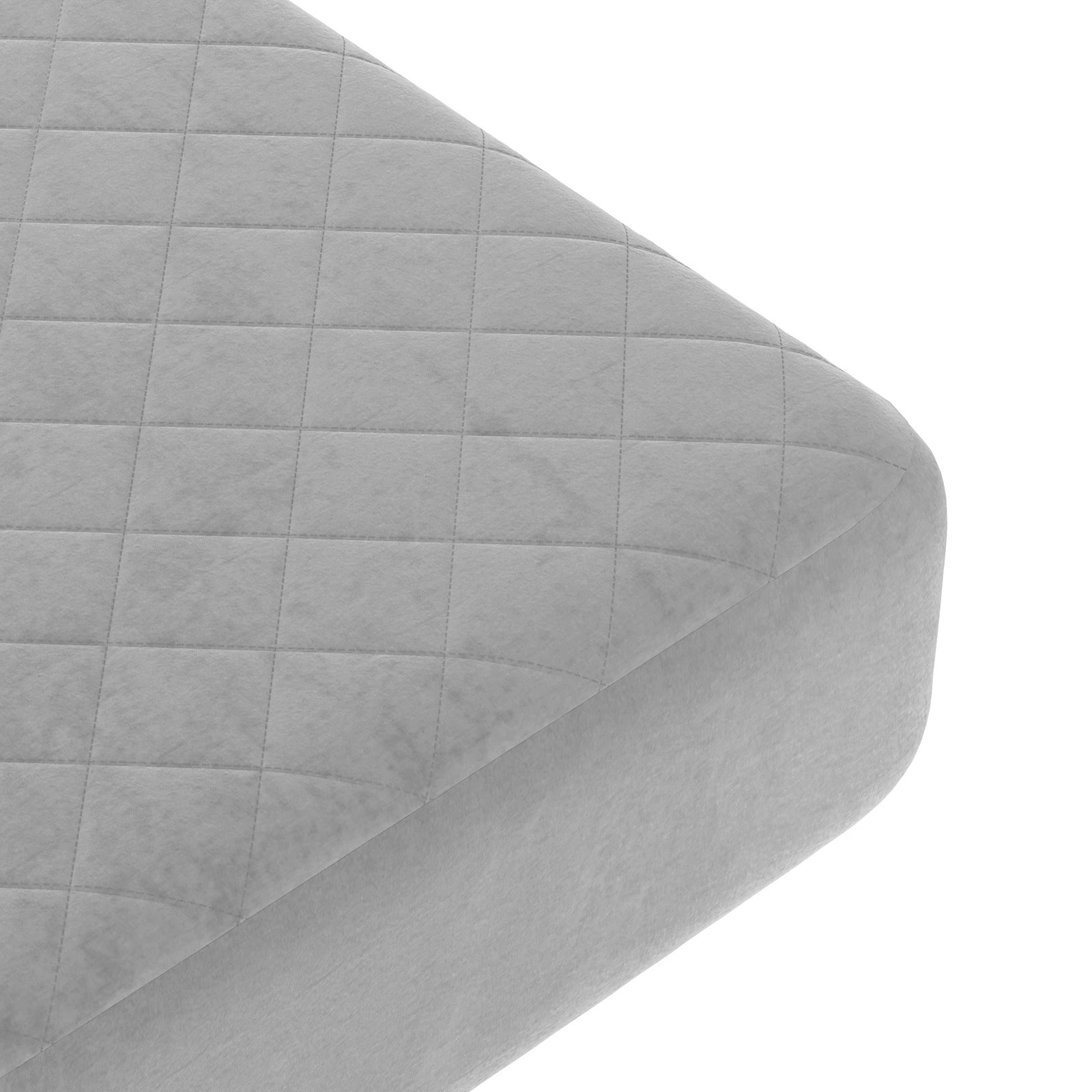 1 Costway King Size Bedroom Mattress Portable Quilted Thin Cushion Bed Mat Floor Mattress Sleeping Pad - Grey, 1 of 3
