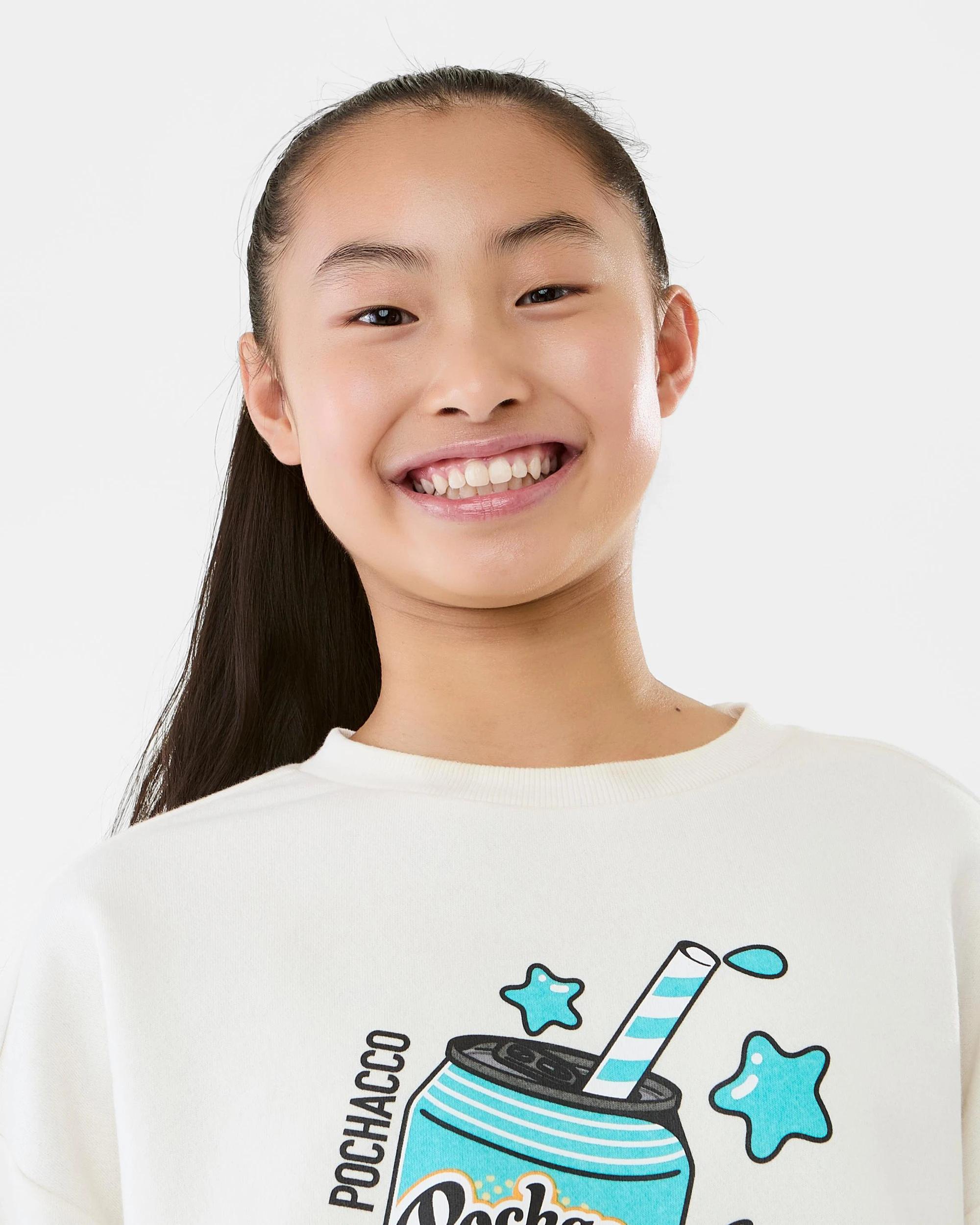 3 Pochacco License Crew Neck Sweatshirt Pochacco, 3 of 7