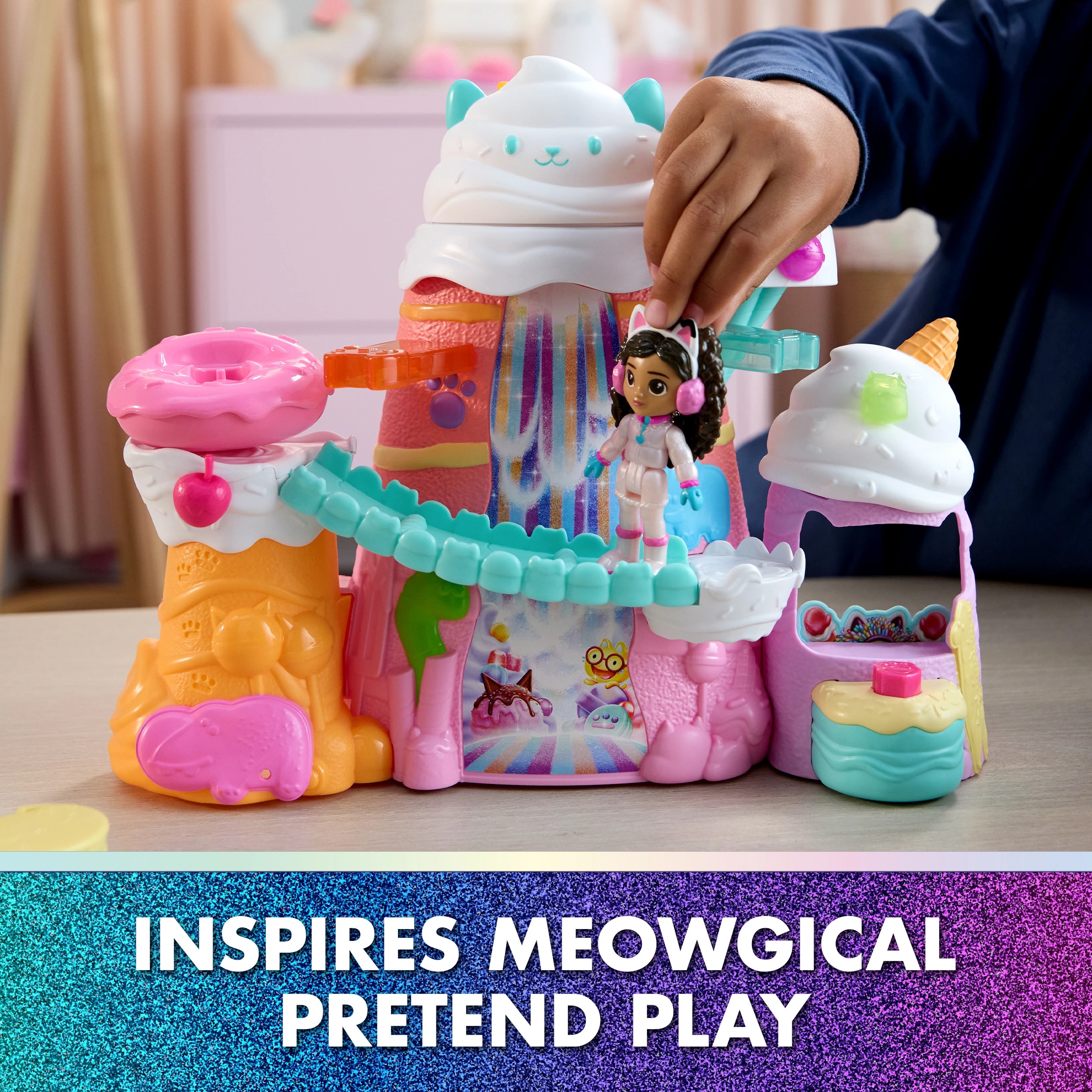 6 12 Piece Gabby's Dollhouse: The Movie Gabby's Sweet Treat Mountain Playset, 6 of 10