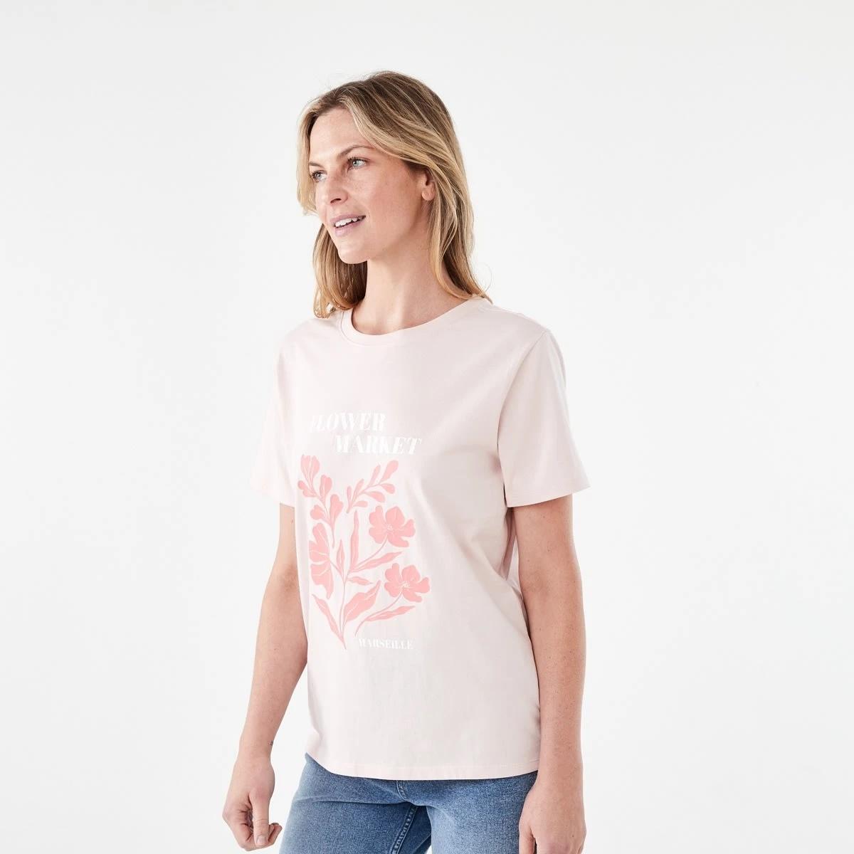 2 Short Sleeve Printed T-shirt Flwr Mrkt, 2 of 5