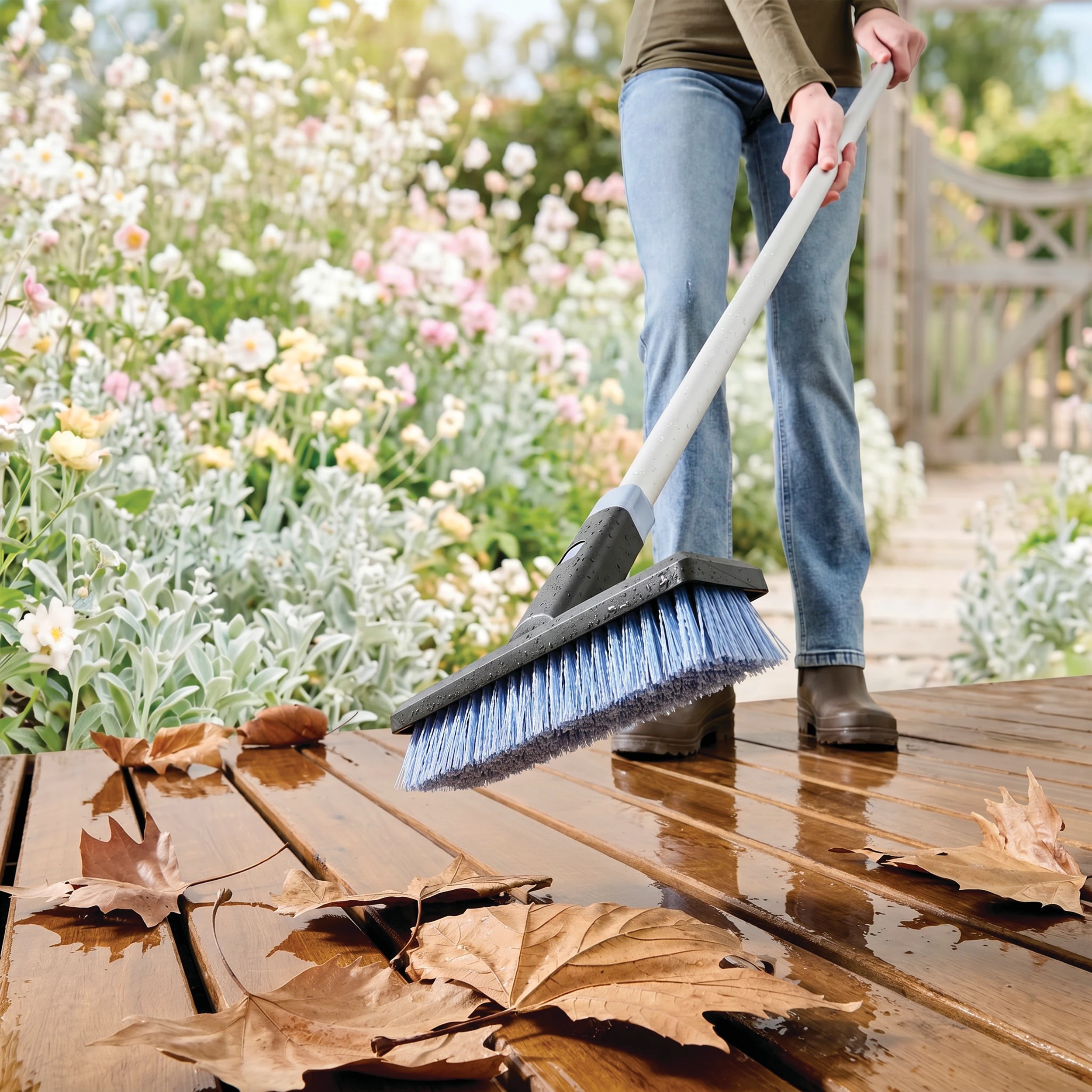 1 Outdoor Click System Scrub Brush Head - Mix & Match Click Range, 1 of 10