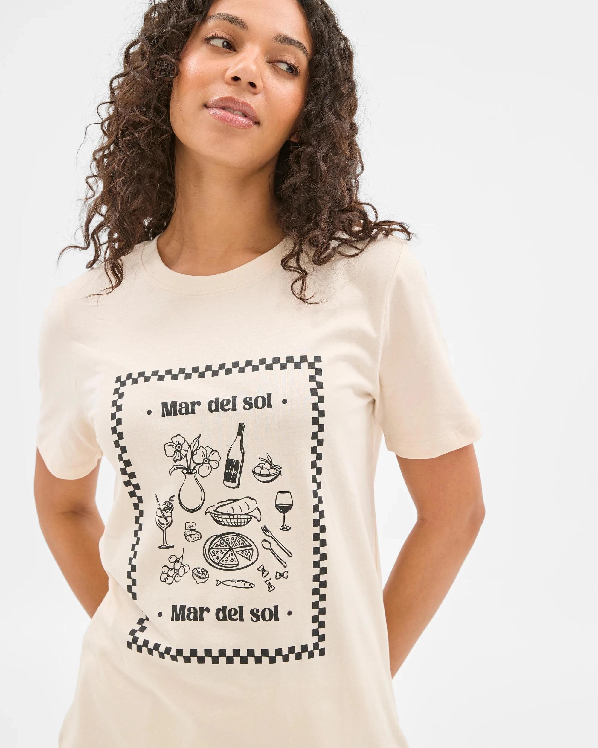 1 Target Australian Cotton Print T-Shirt OATMEAL MAR DEL SOL, 1 of 6