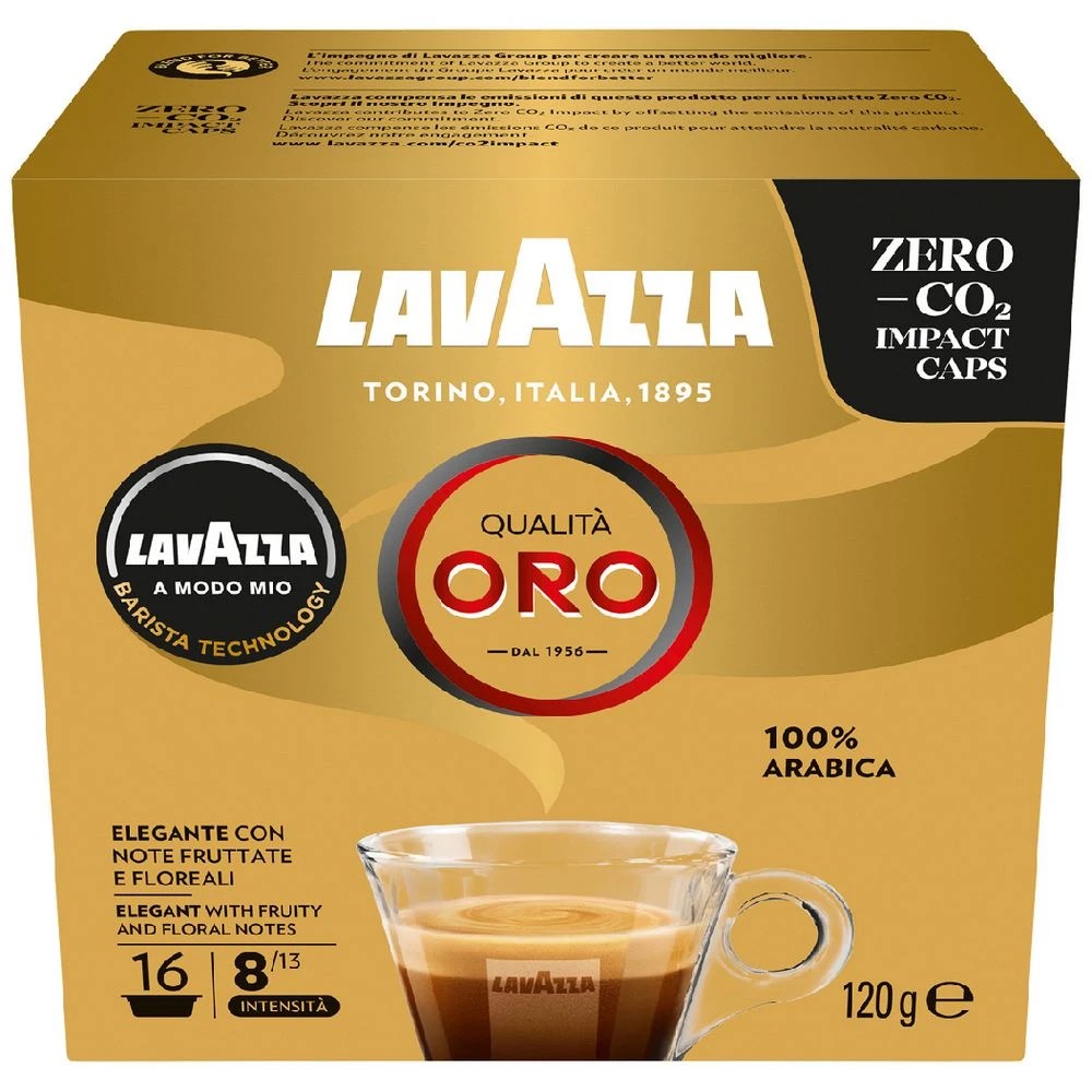 1 Lavazza A Modo Mio Coffee Capsules Oro 16 Pack, 1 of 1