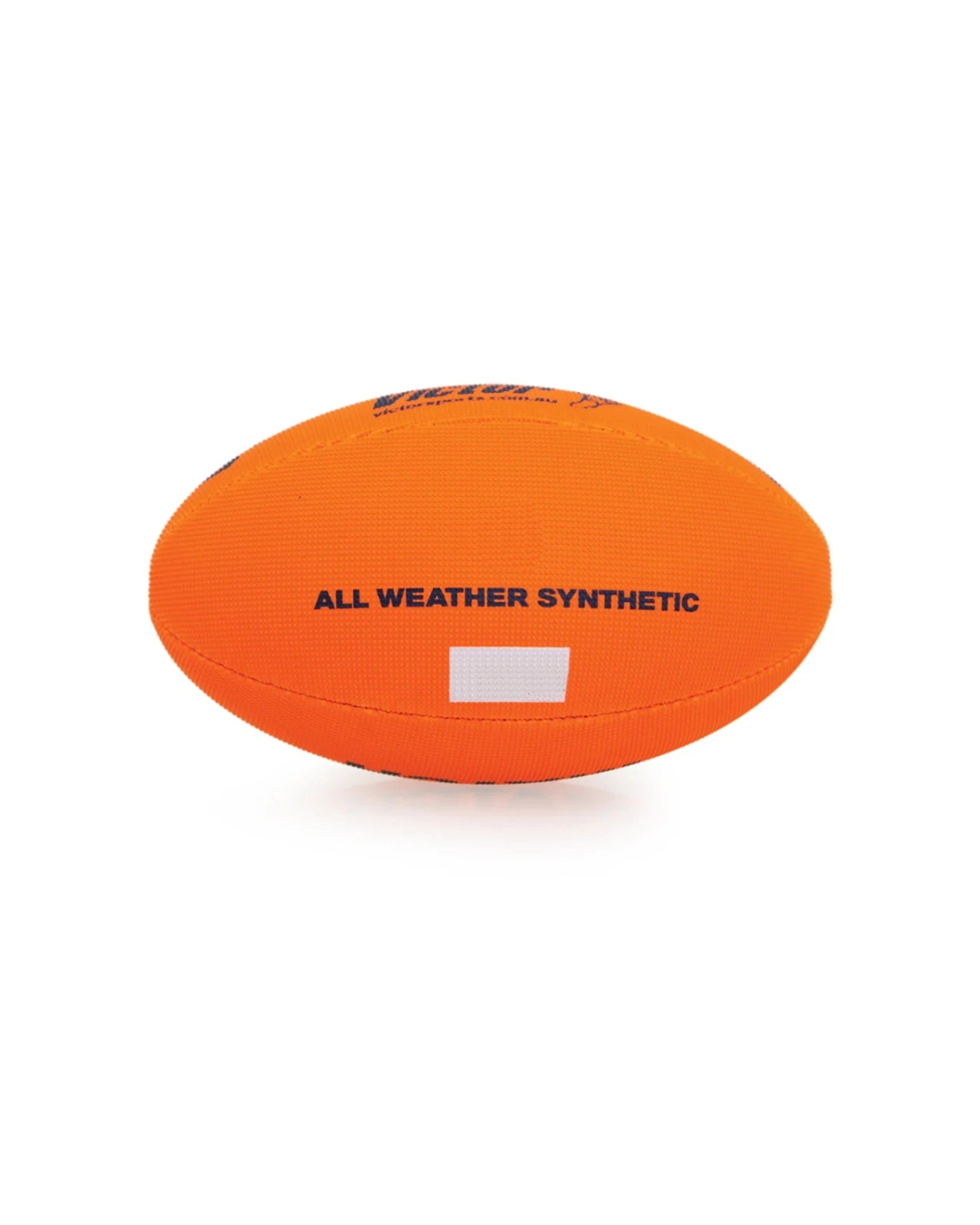 4 Victor Sports Synthetic Football Durable AFL Ball Size 3 Hand-Stitched - Orange, 4 of 4