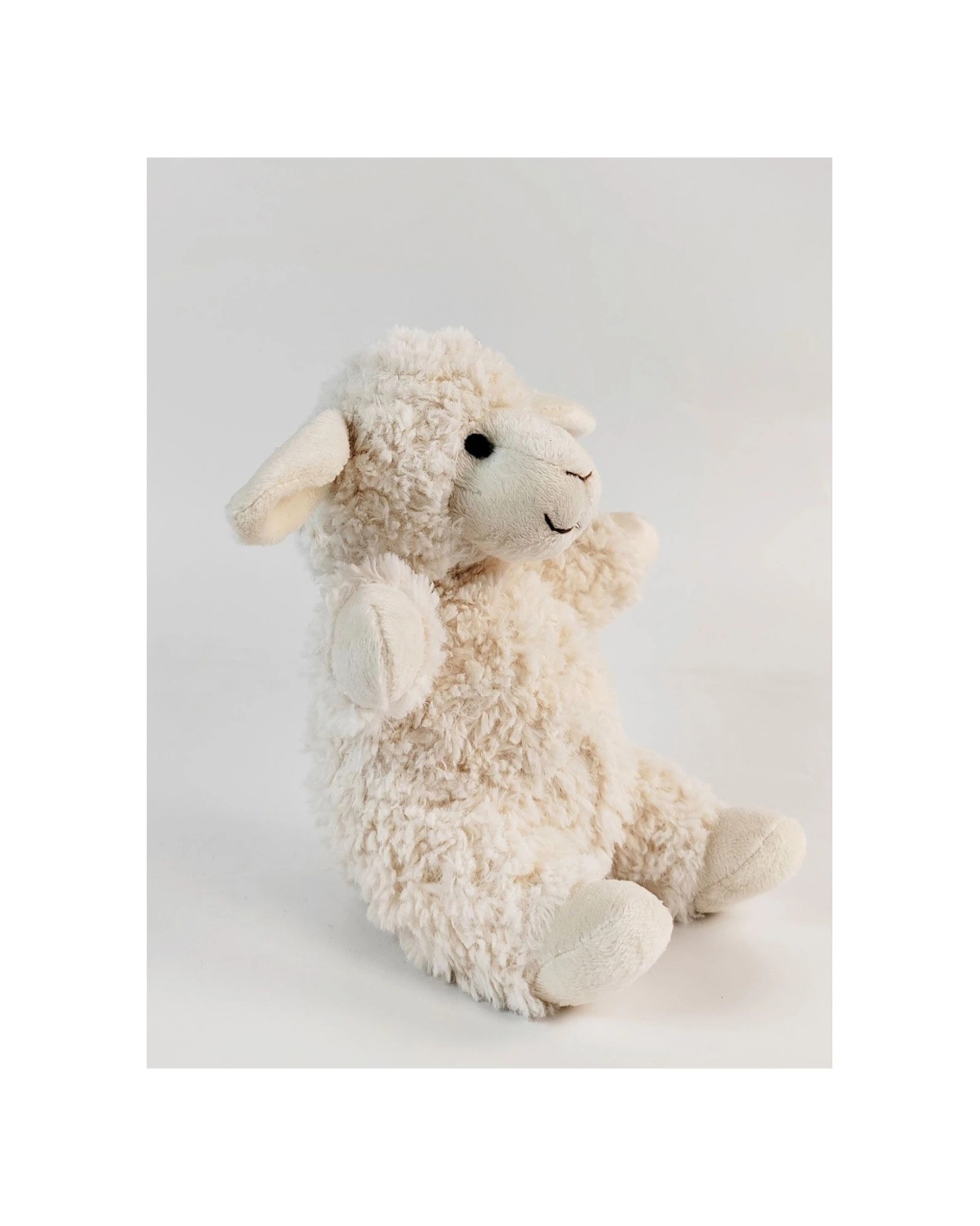 3 Urban Curly Sheep 18cm Soft Toy Animal Plush Adorable - White, 3 of 3