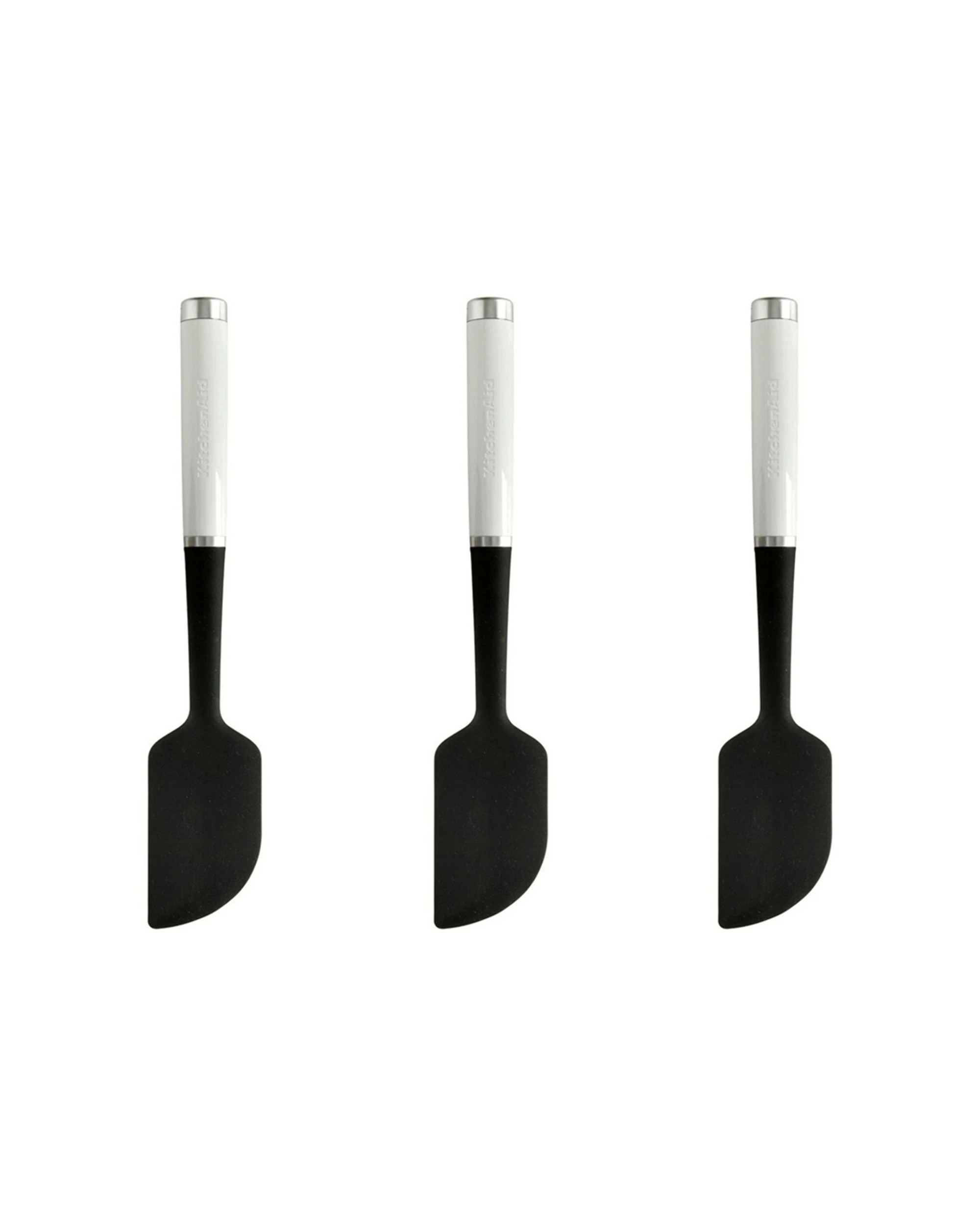 1 KitchenAid 3PK Silicone Scraper Spatula Utensil 12cm Heat Resistant - Multi, 1 of 1