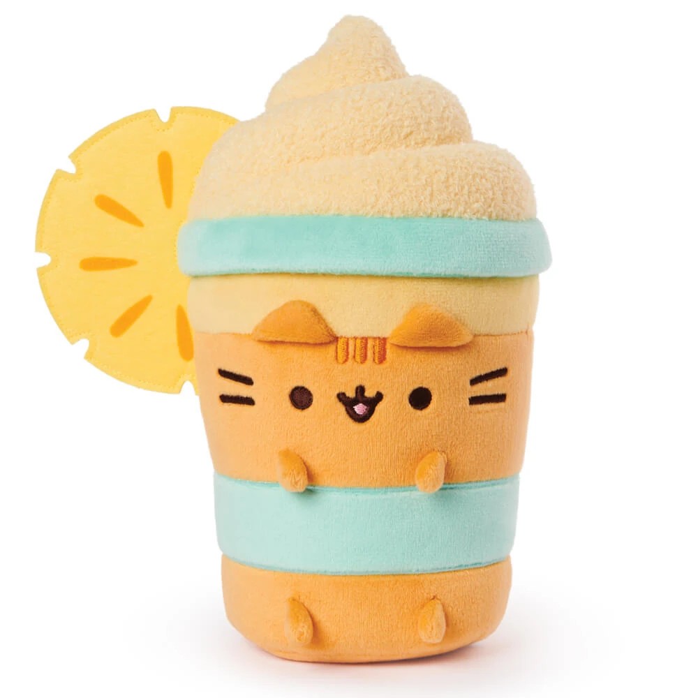 1 Pusheen - Fruits Pineapple Float, Drink Inspired Plush, Soft Toy, Orange, 24cm Height - Multi, 1 of 5